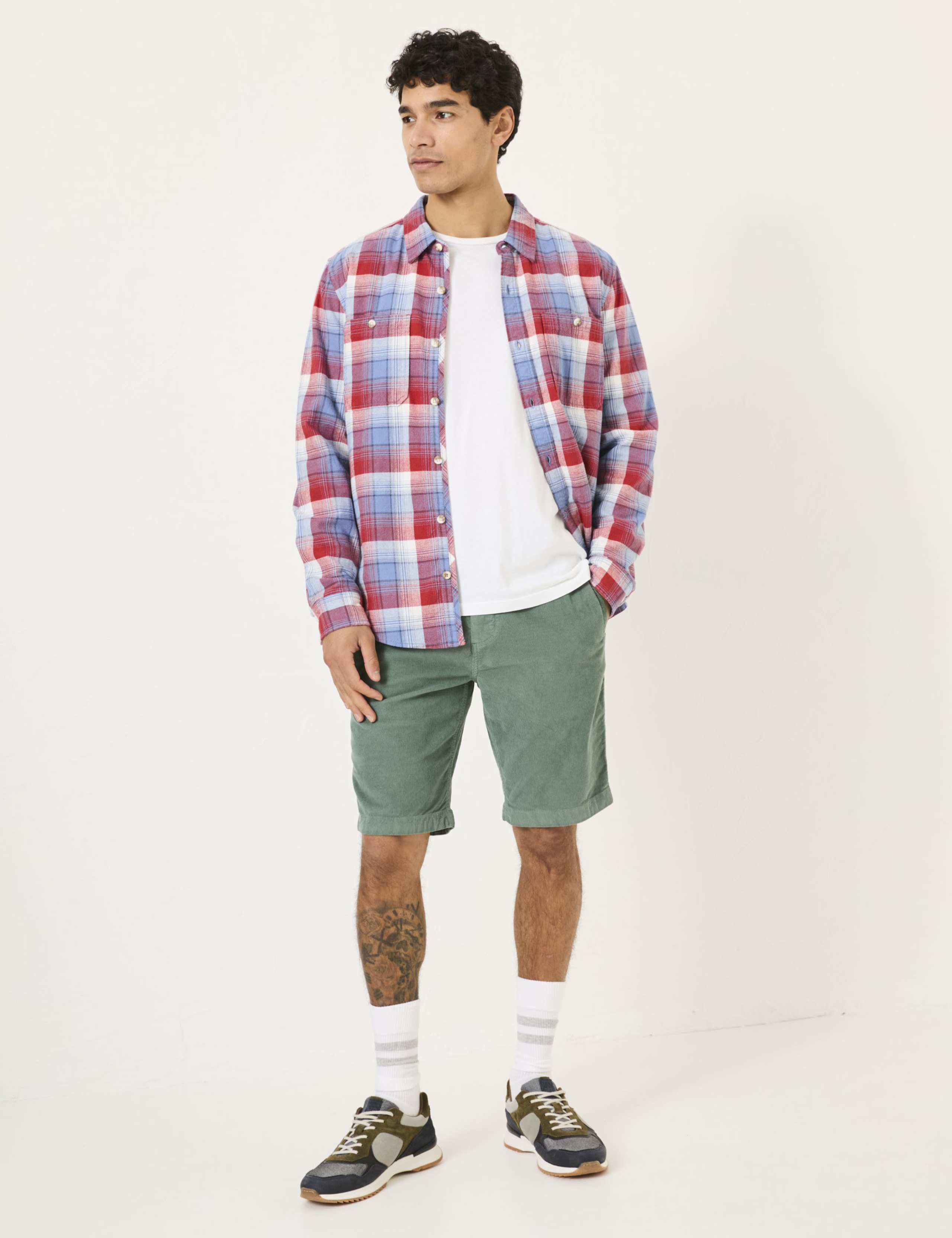 Pure Cotton Check Overshirt 3 of 7