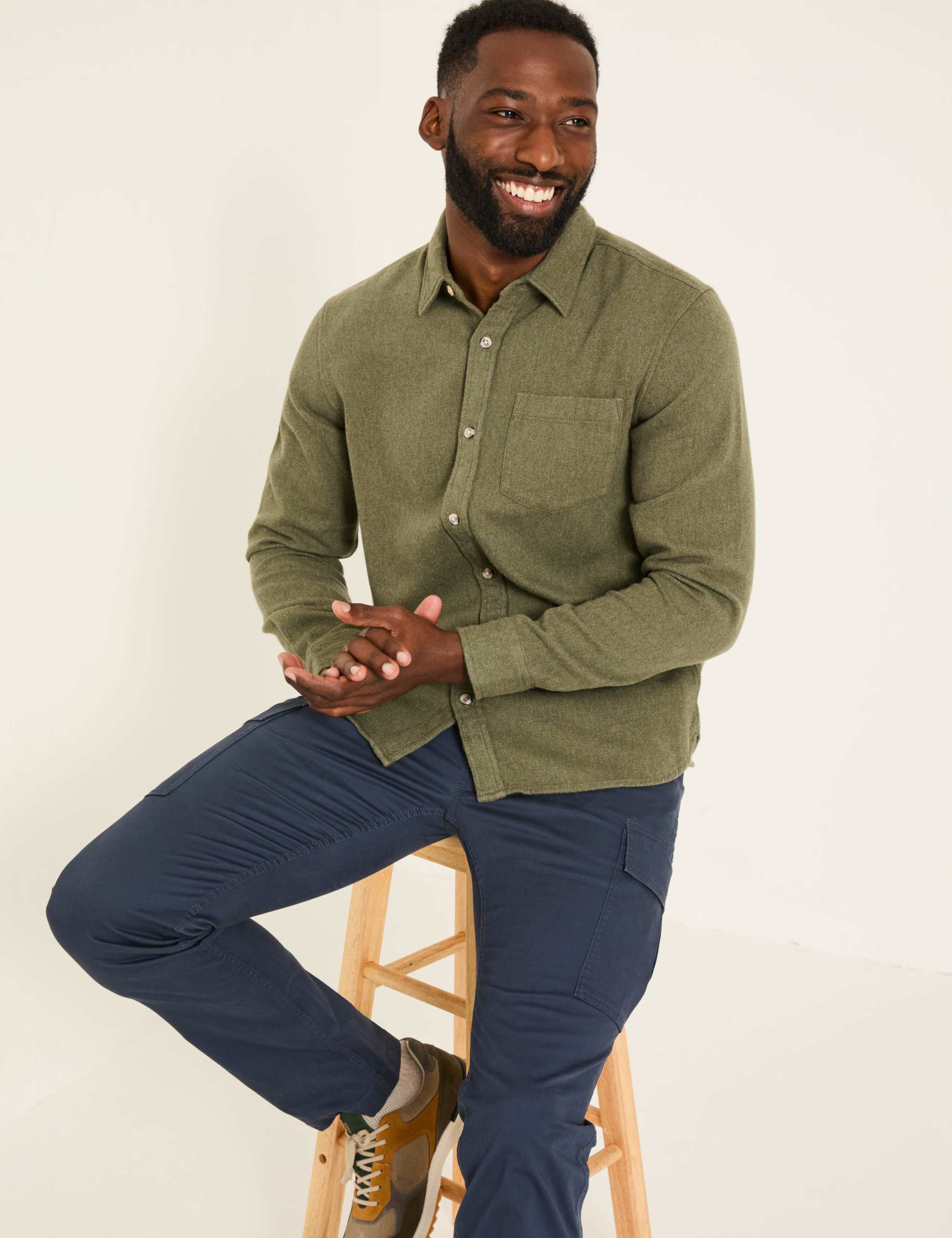 Brushed Cotton Overshirt 5 of 5