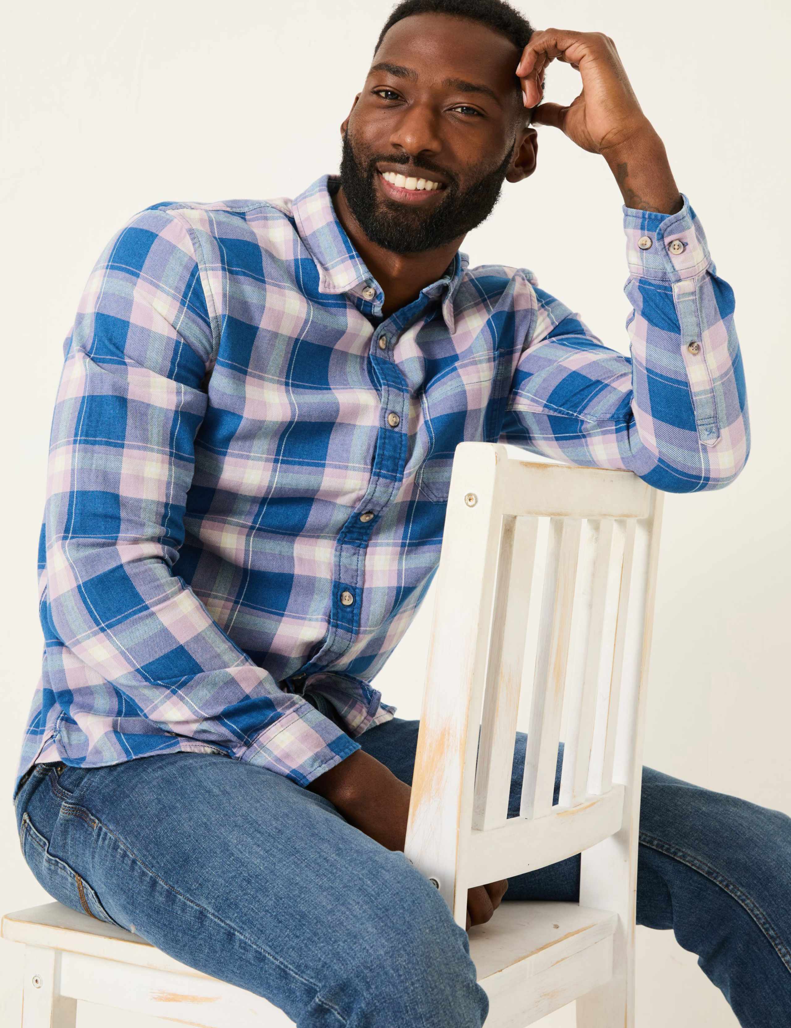 Pure Cotton Check Shirt 5 of 5