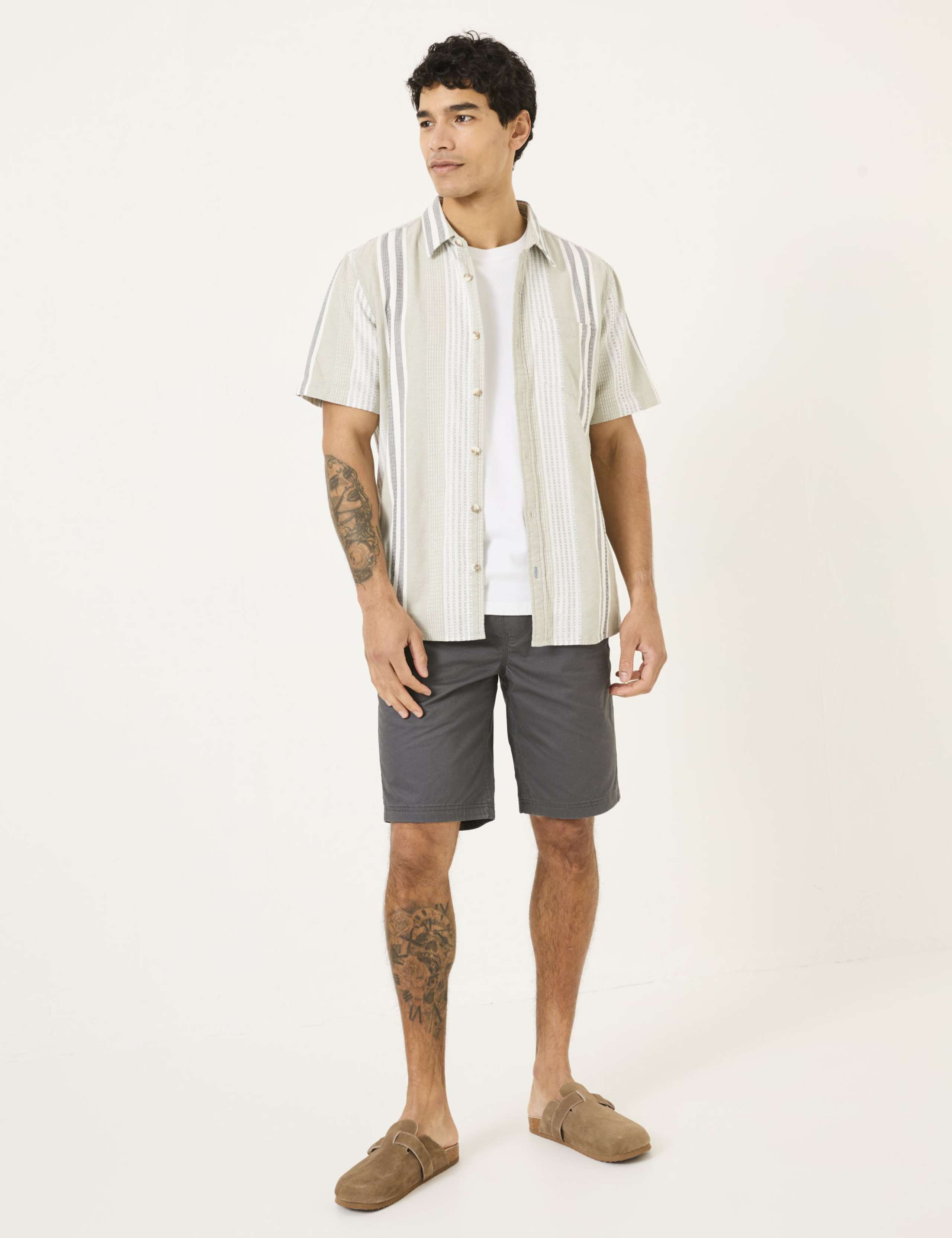 Pure Cotton Striped Overshirt 3 of 6