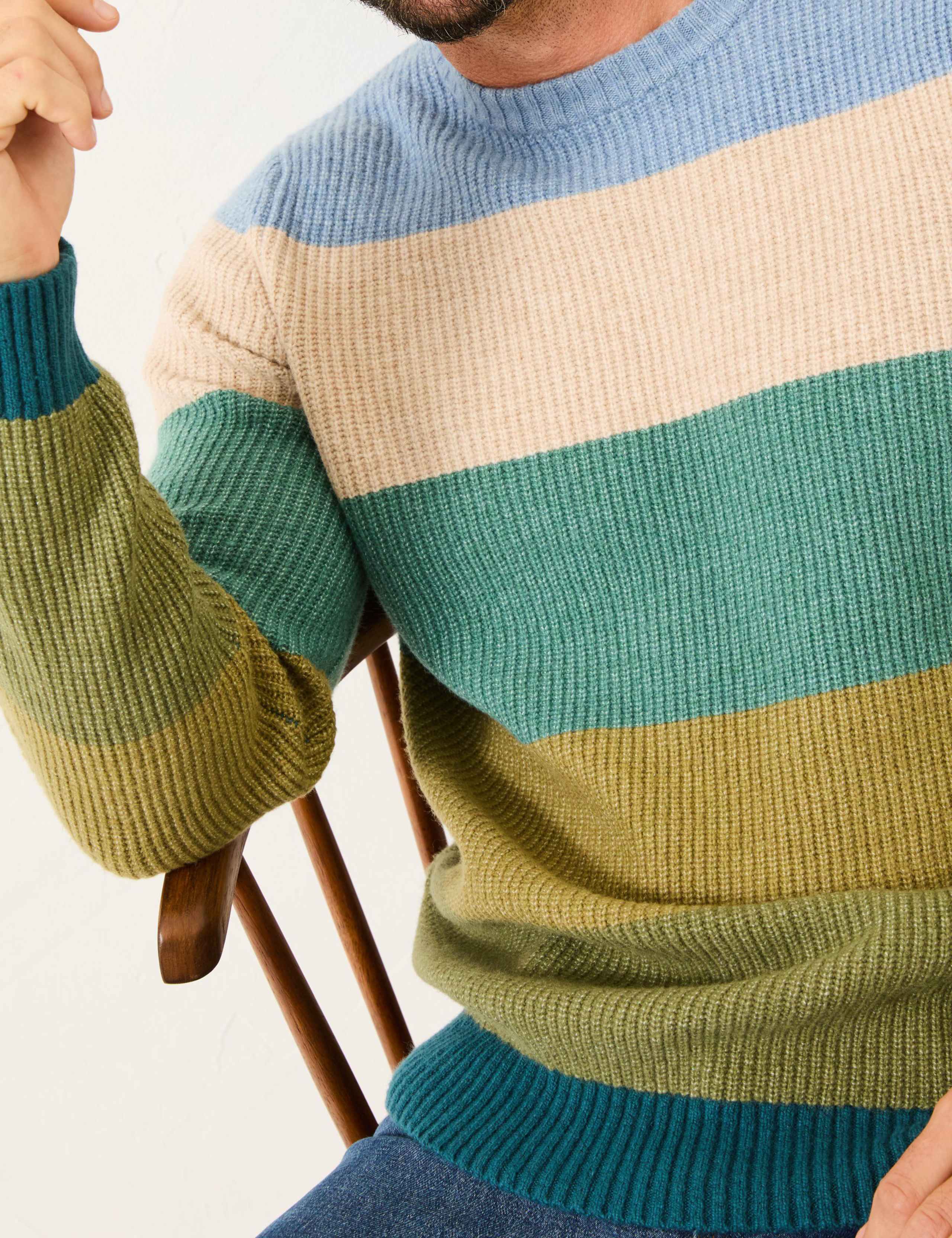 Striped Crew Neck Jumper 5 of 5