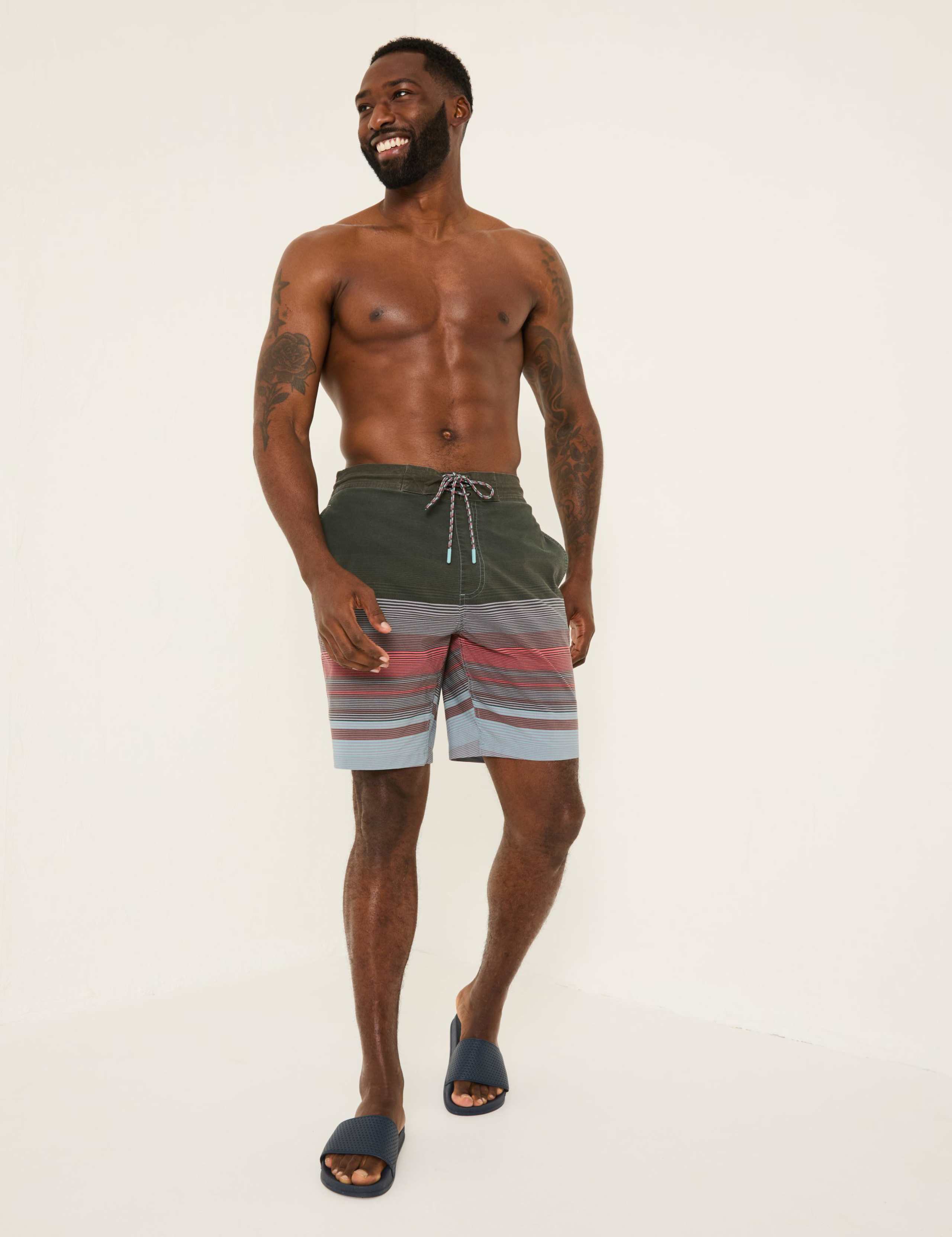 Camber Striped Swim Shorts 1 of 6