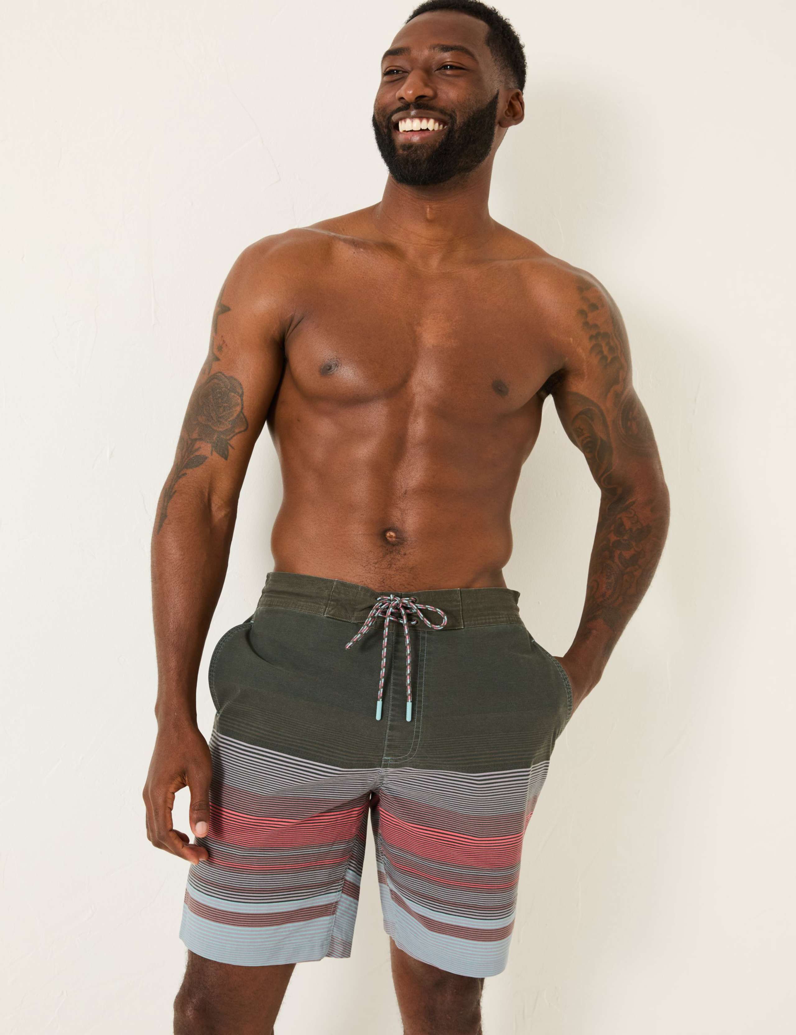 Camber Striped Swim Shorts 3 of 6