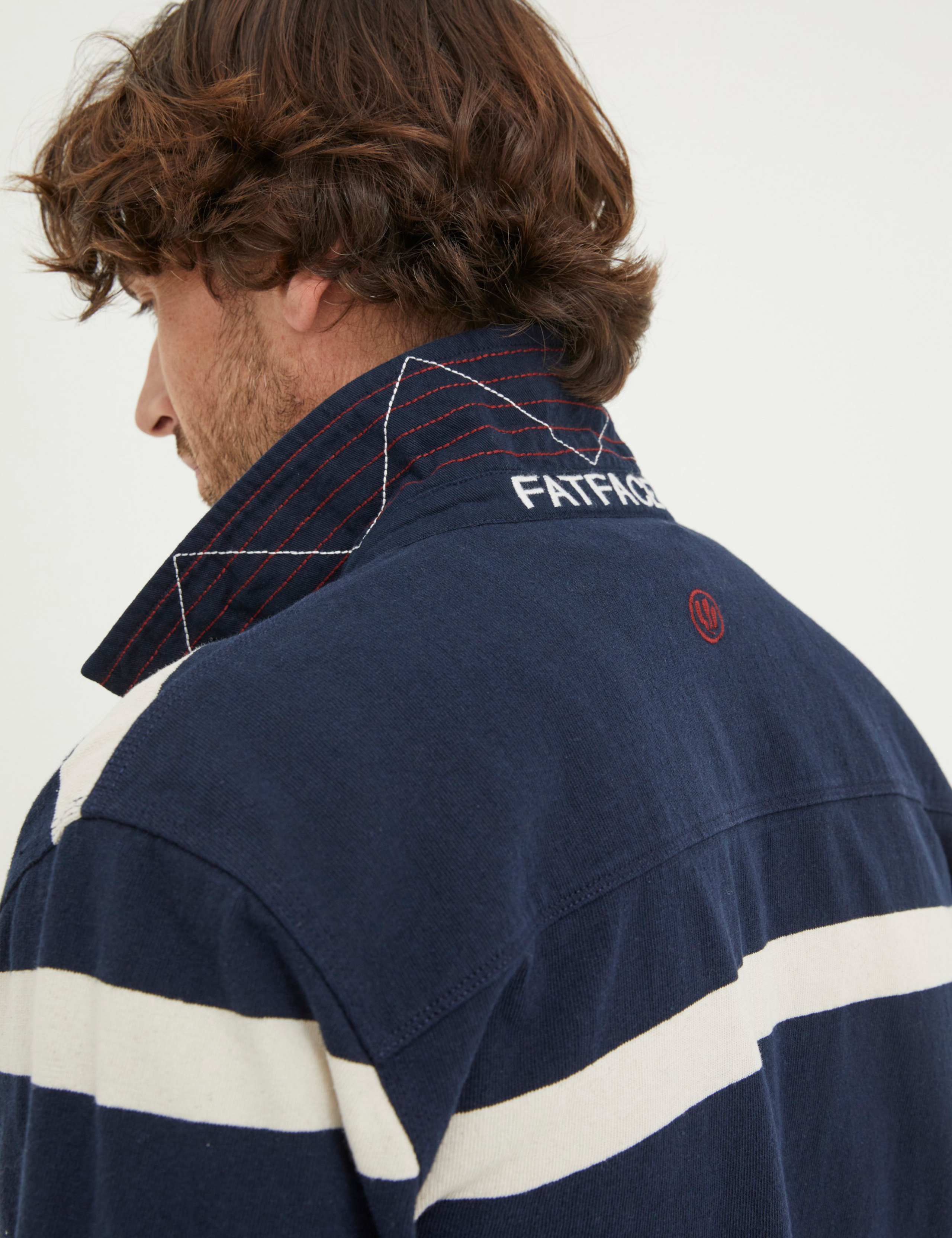 Pure Cotton Striped Rugby Shirt 3 of 5