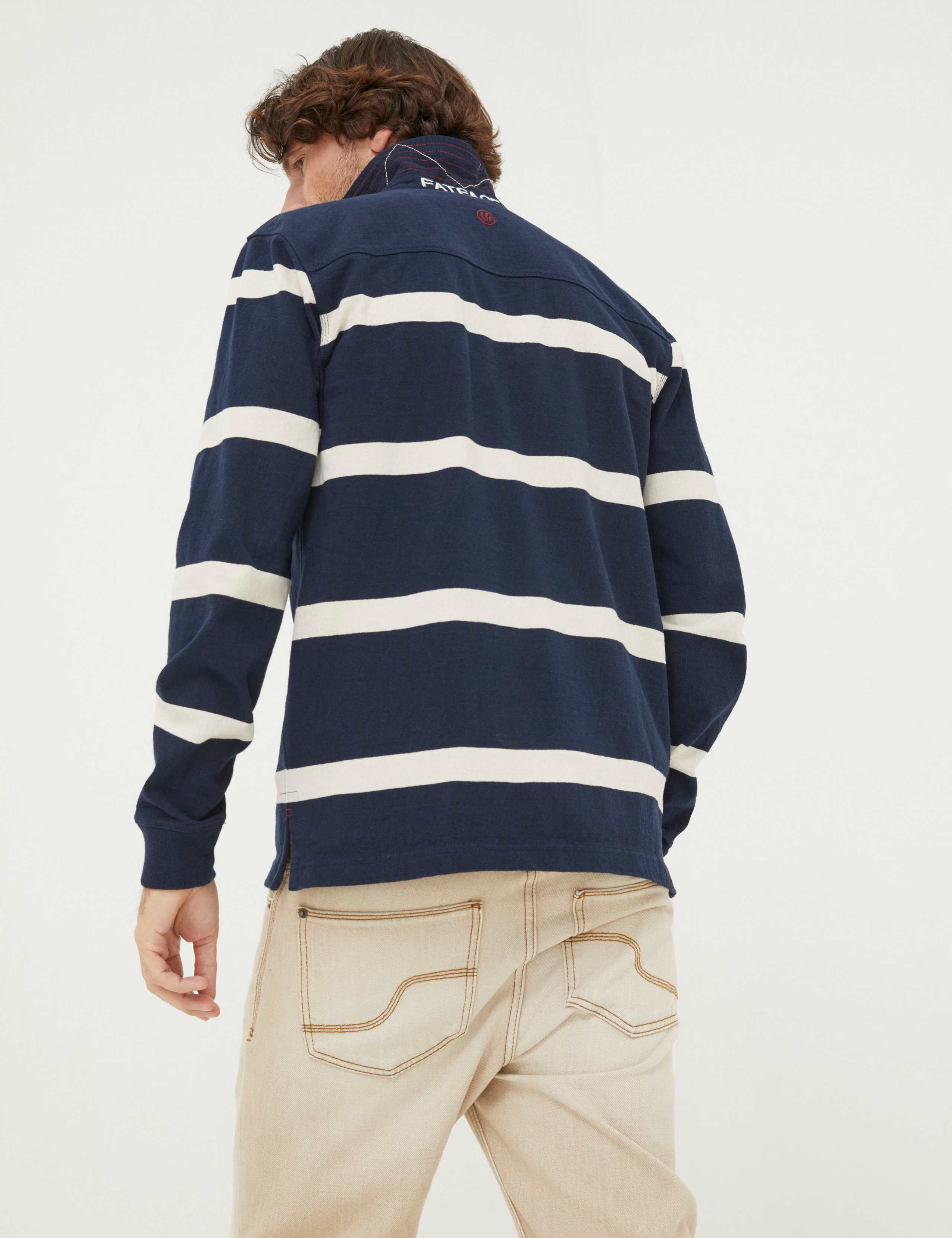 Pure Cotton Striped Rugby Shirt 5 of 5