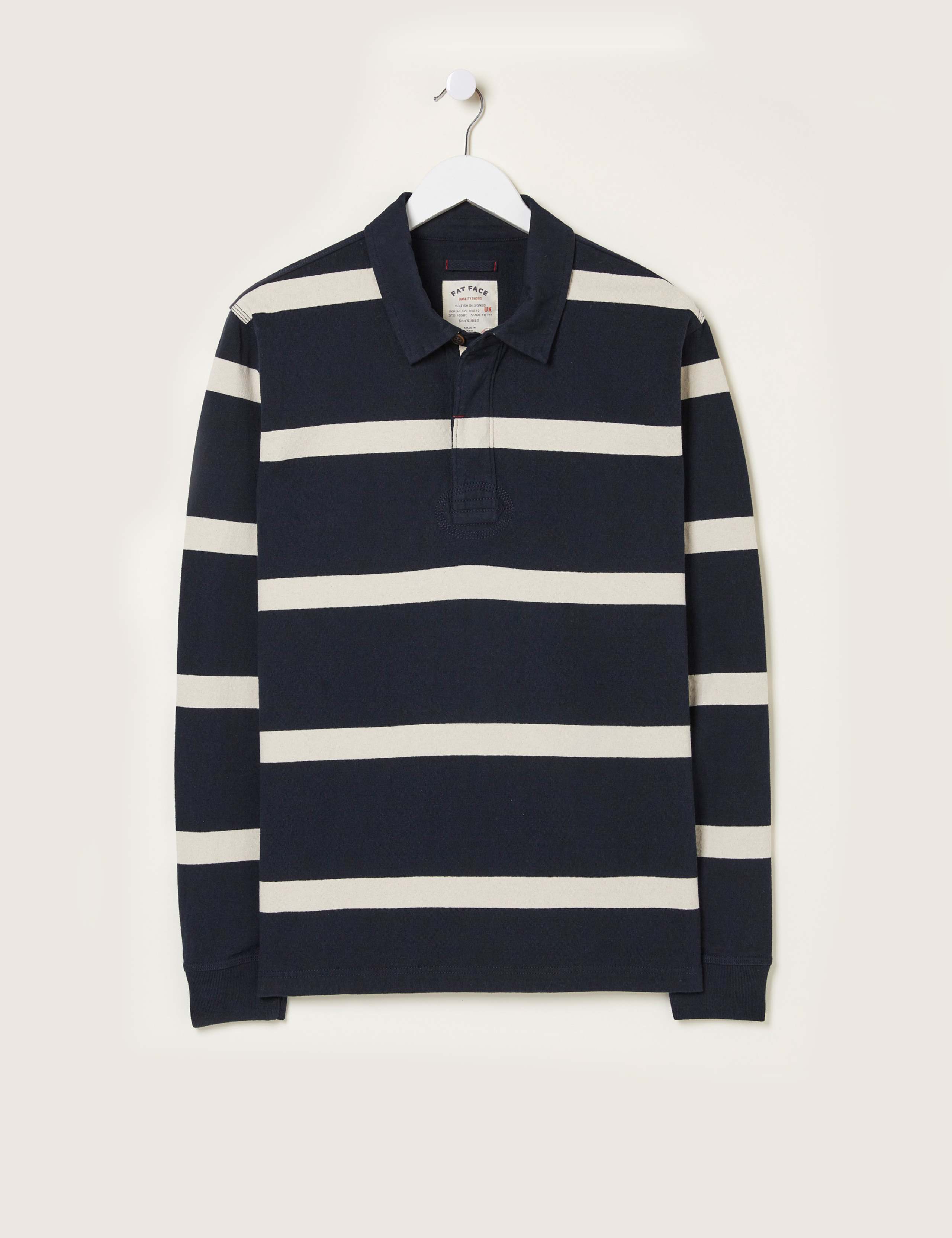 Pure Cotton Striped Rugby Shirt 2 of 5