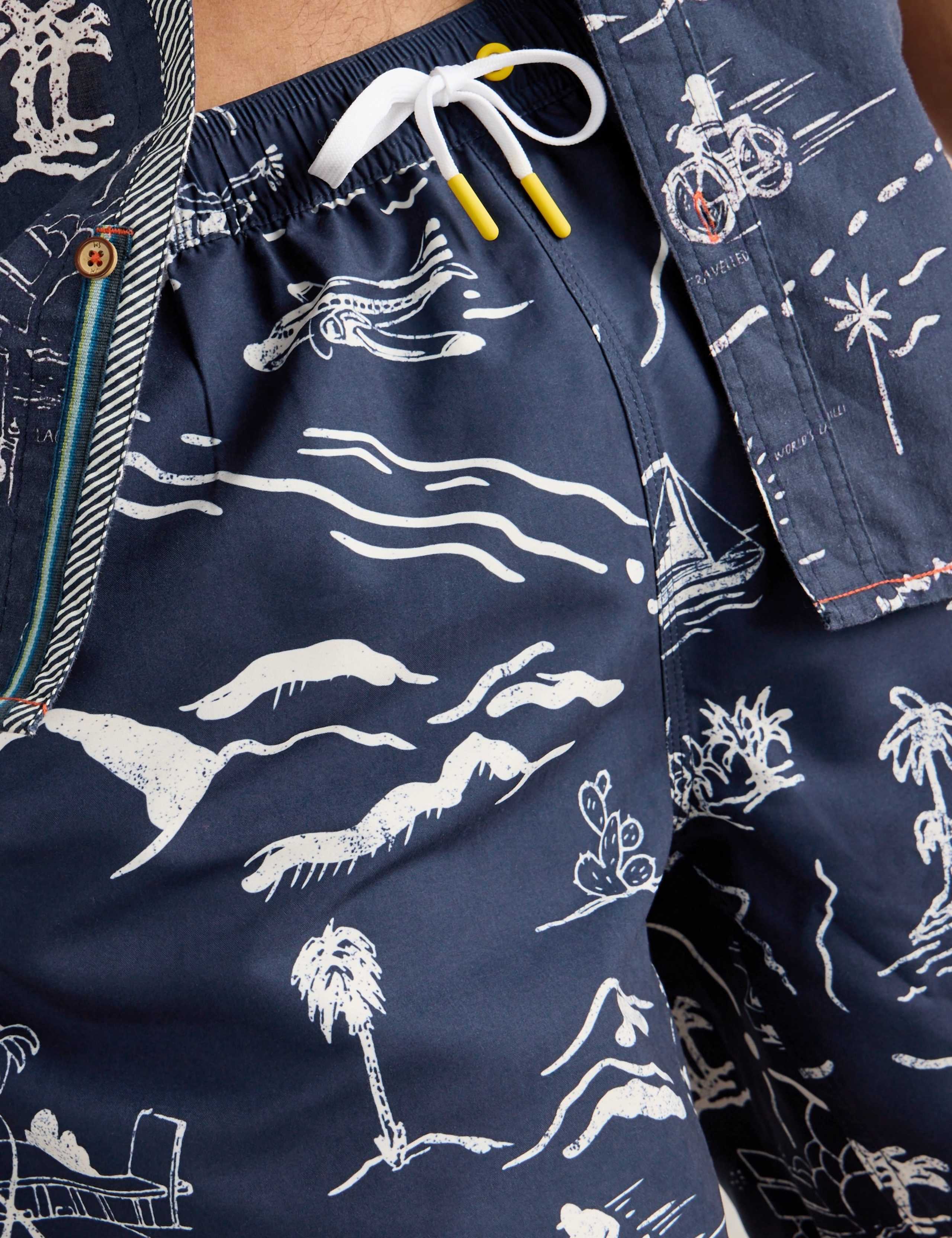 Map Print Swim Shorts 5 of 6