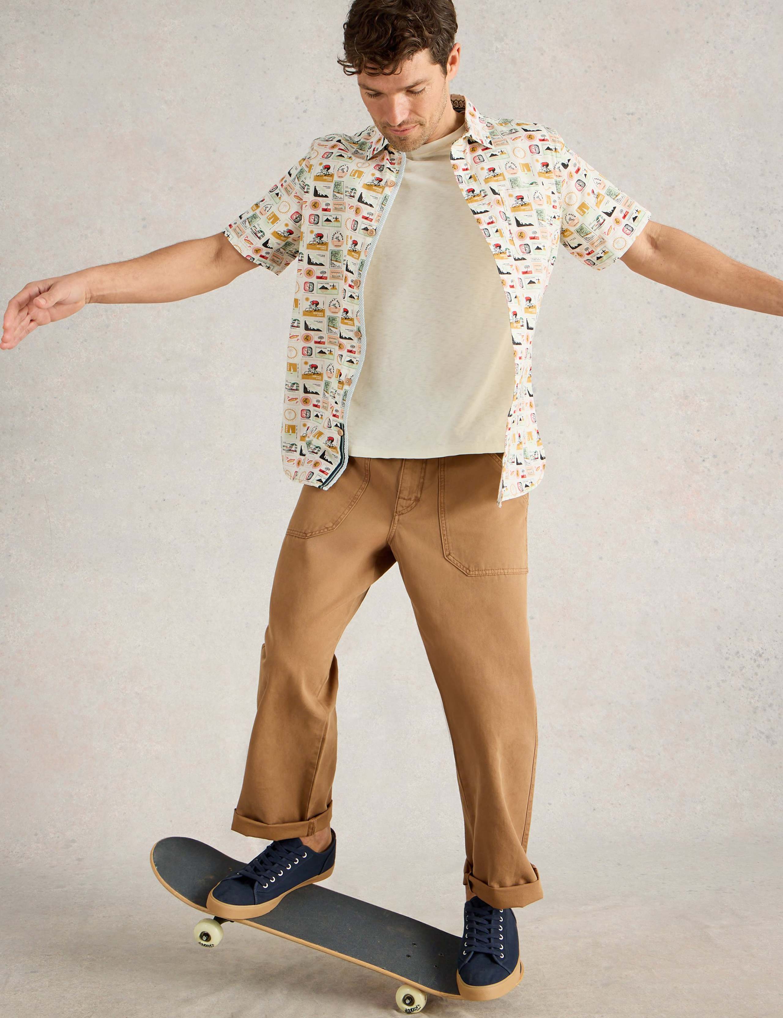 Pure Cotton Travel Print Shirt 5 of 5