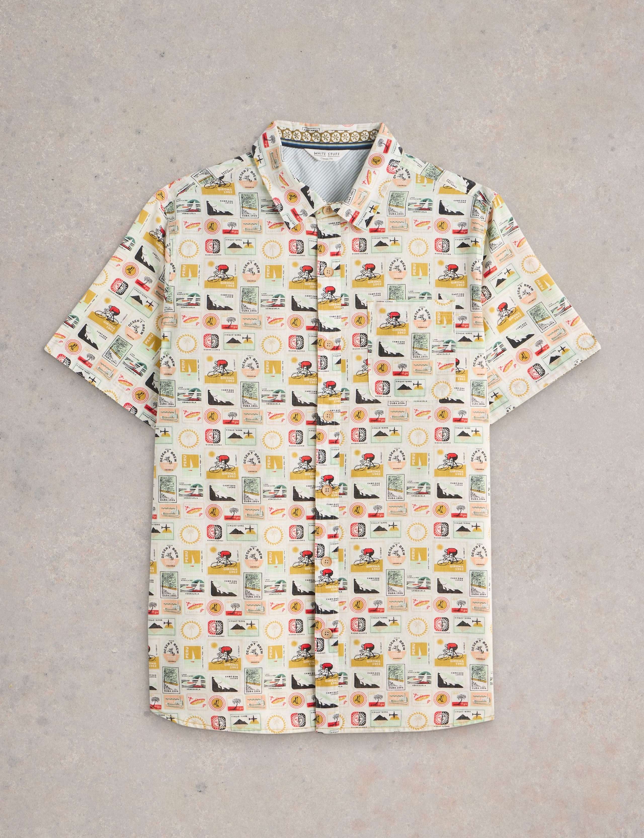 Pure Cotton Travel Print Shirt 2 of 5