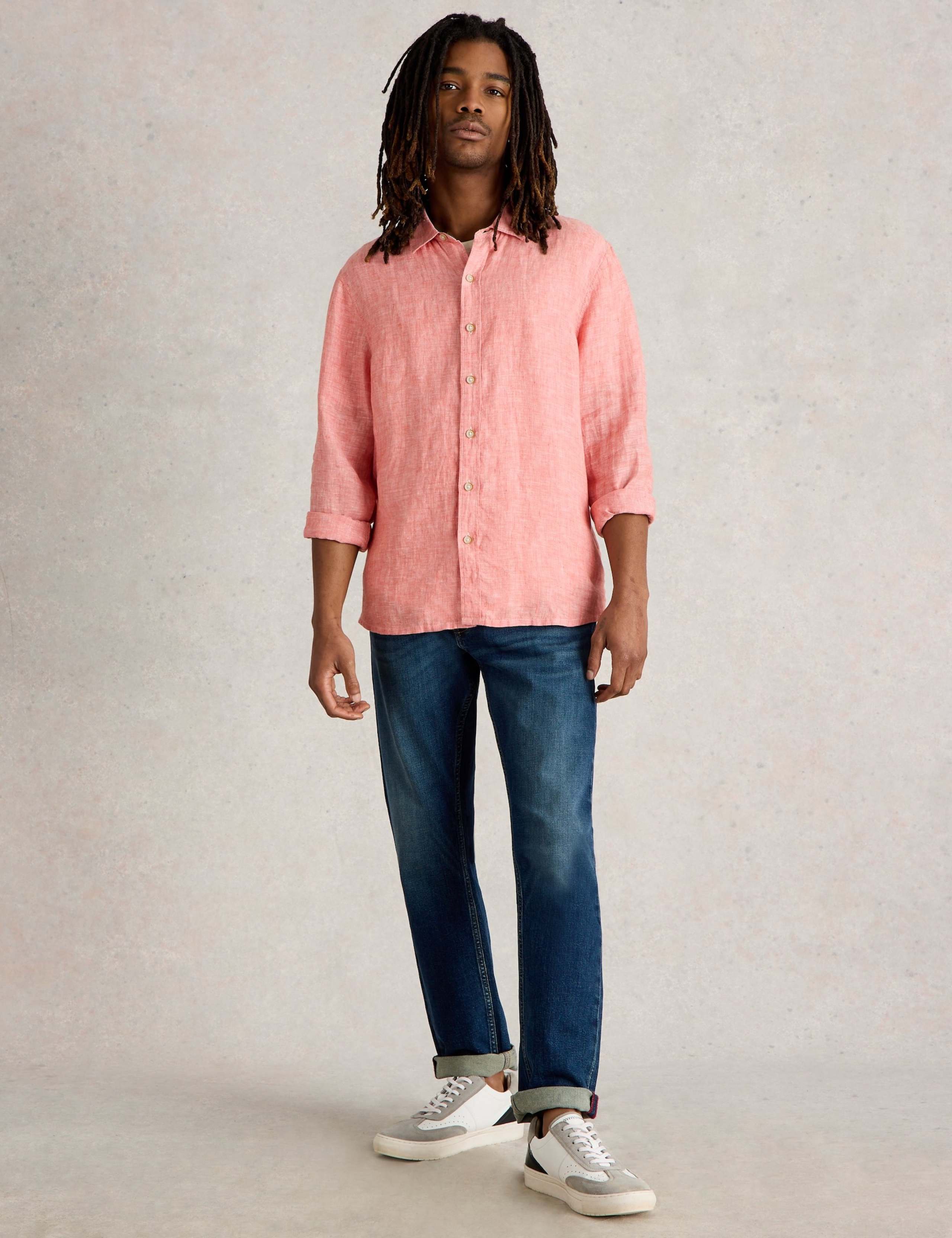 Regular Fit Pure Linen Shirt 3 of 6