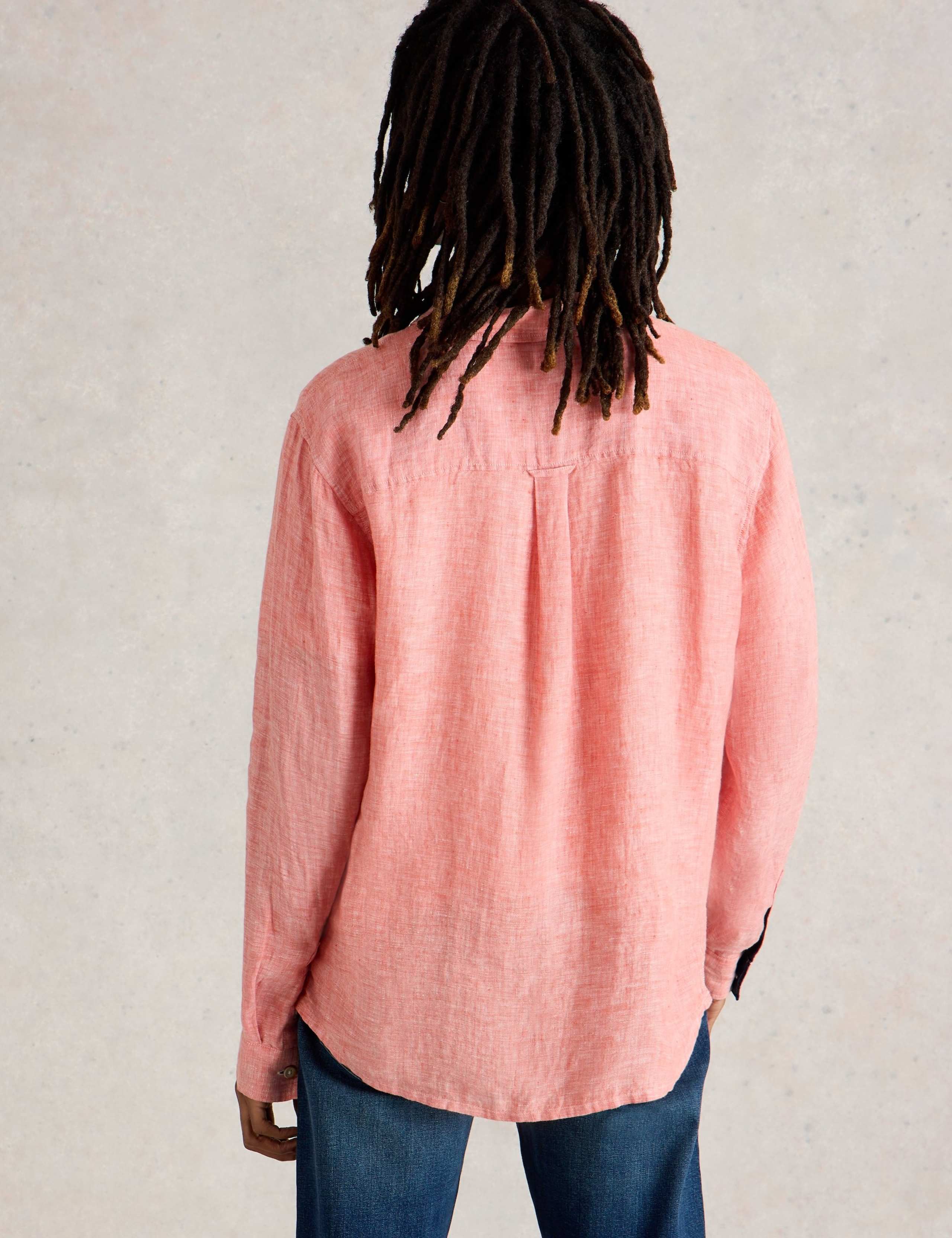 Regular Fit Pure Linen Shirt 4 of 6