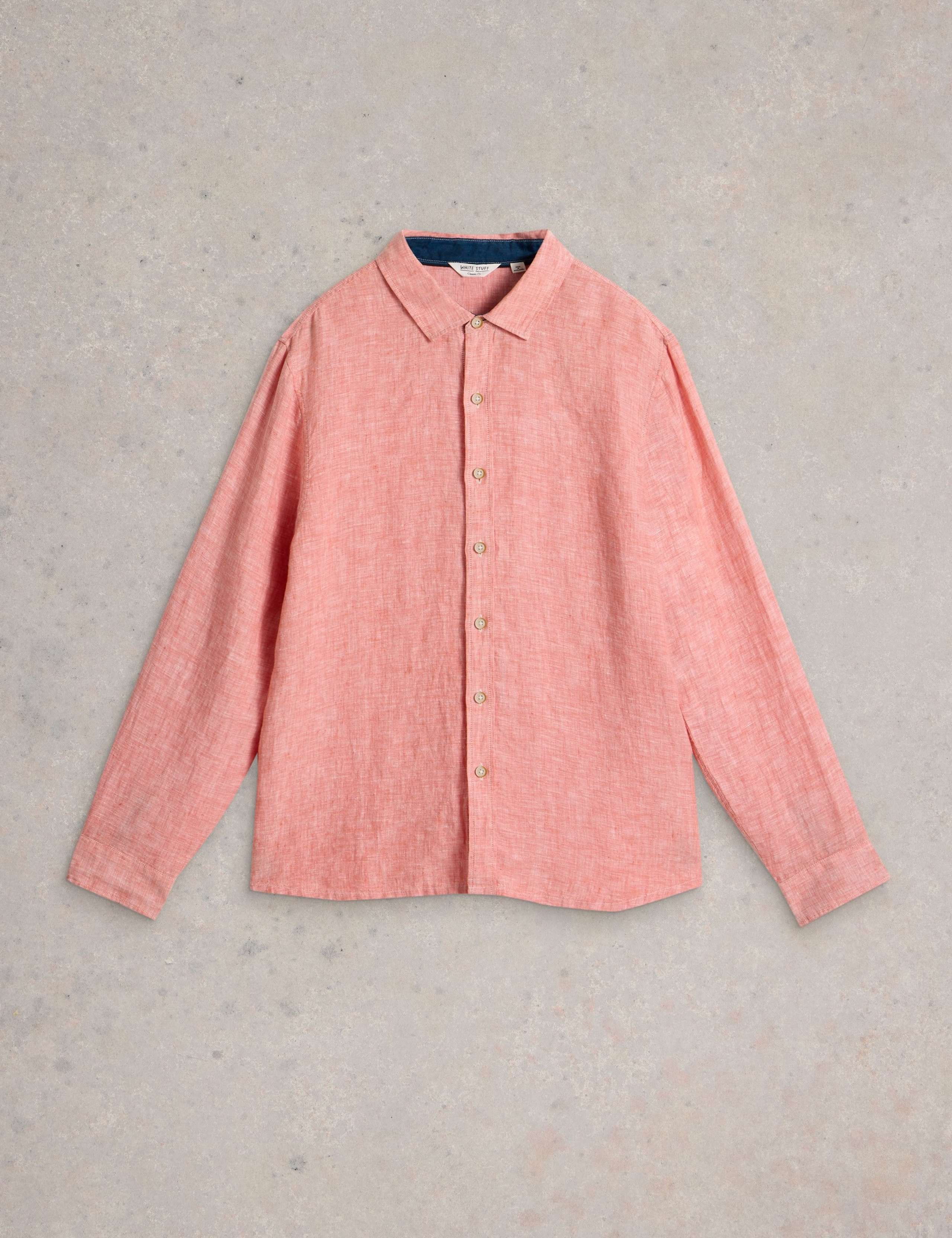 Regular Fit Pure Linen Shirt 2 of 6