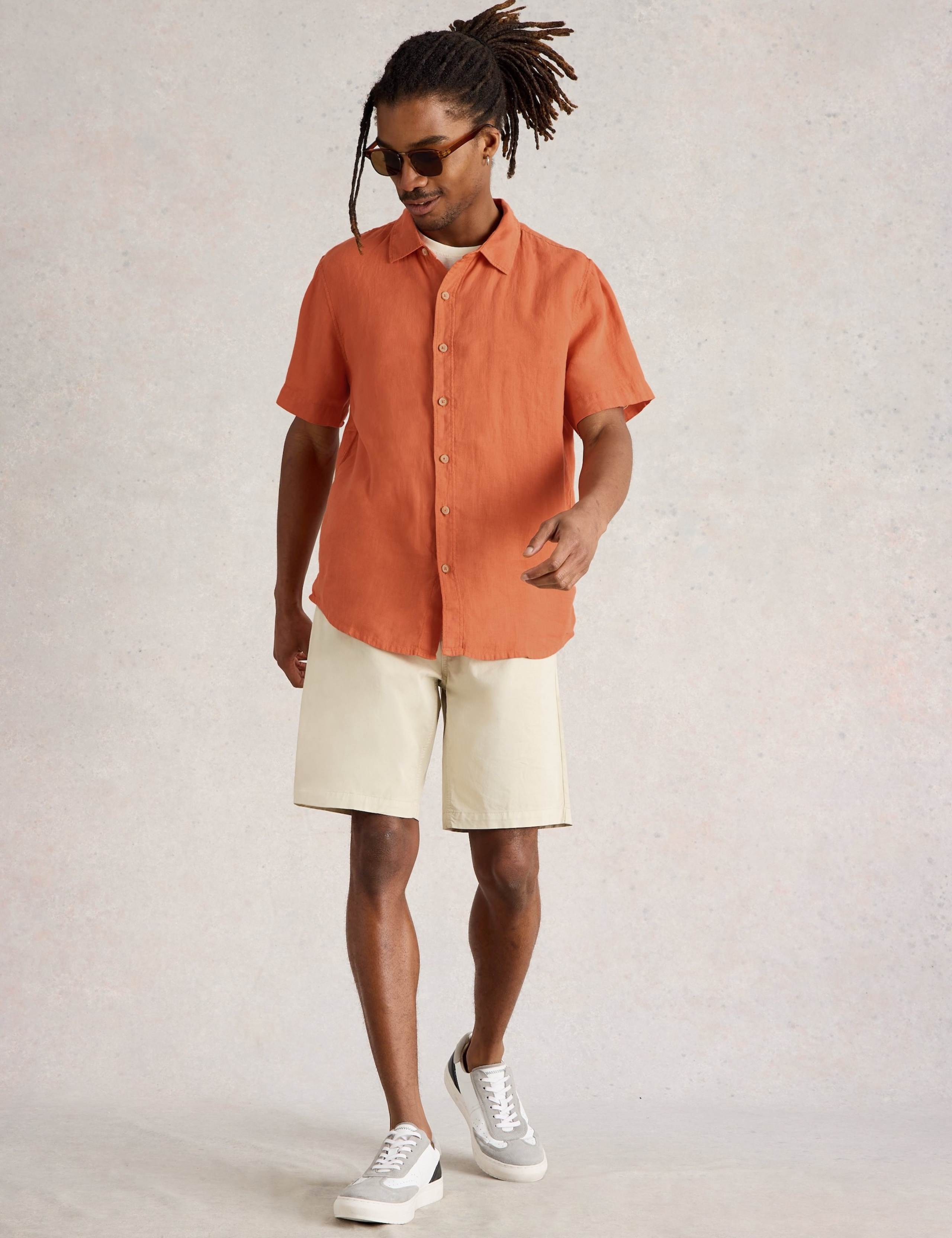 Regular Fit Pure Linen Shirt 3 of 6