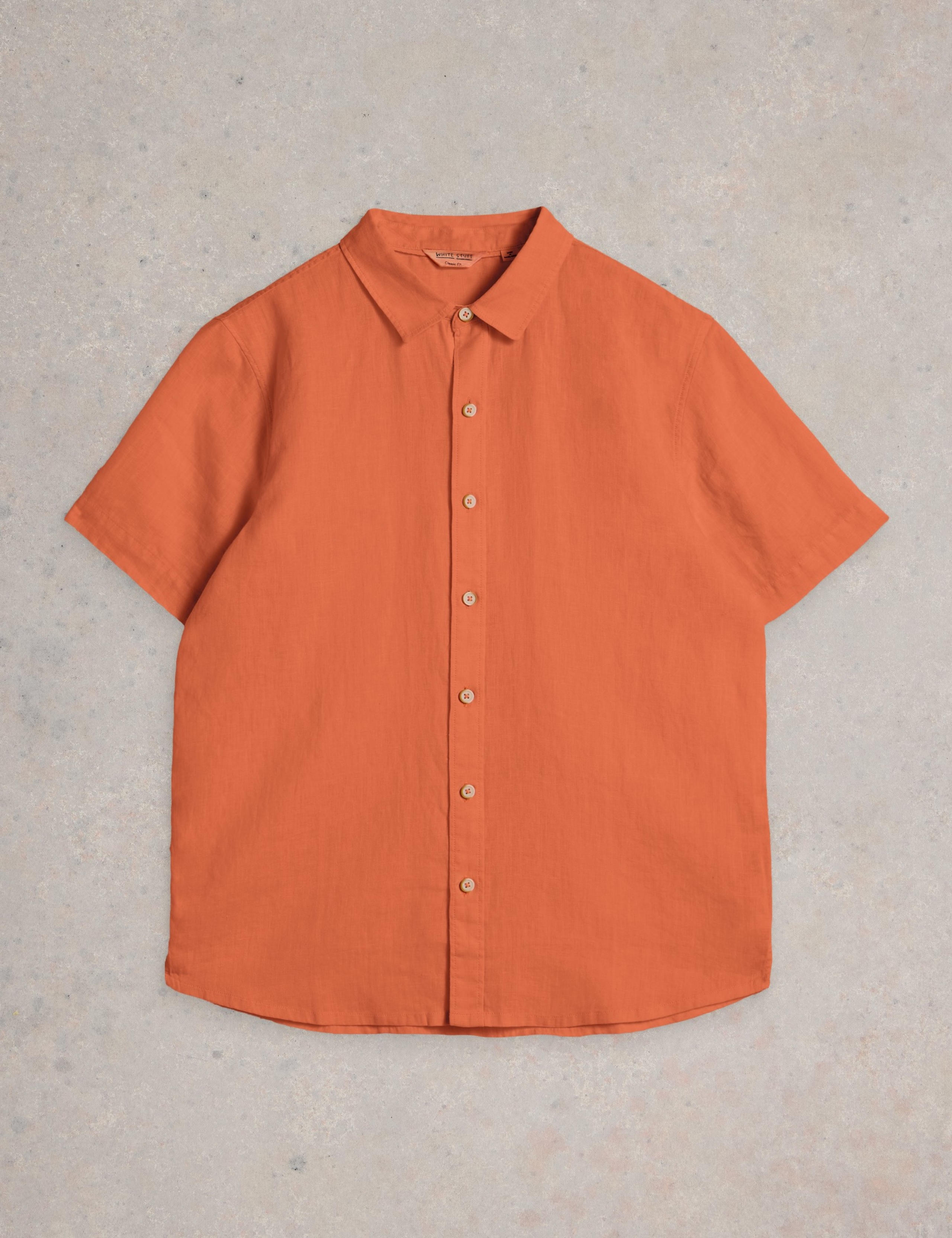 Regular Fit Pure Linen Shirt 2 of 6