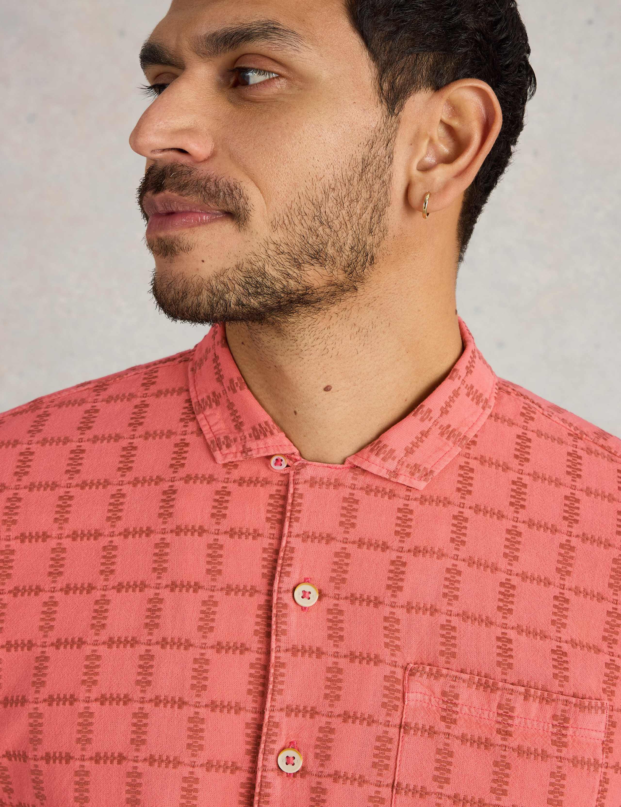 Regular Fit Flannel Check Short Sleeve Shirt 5 of 5