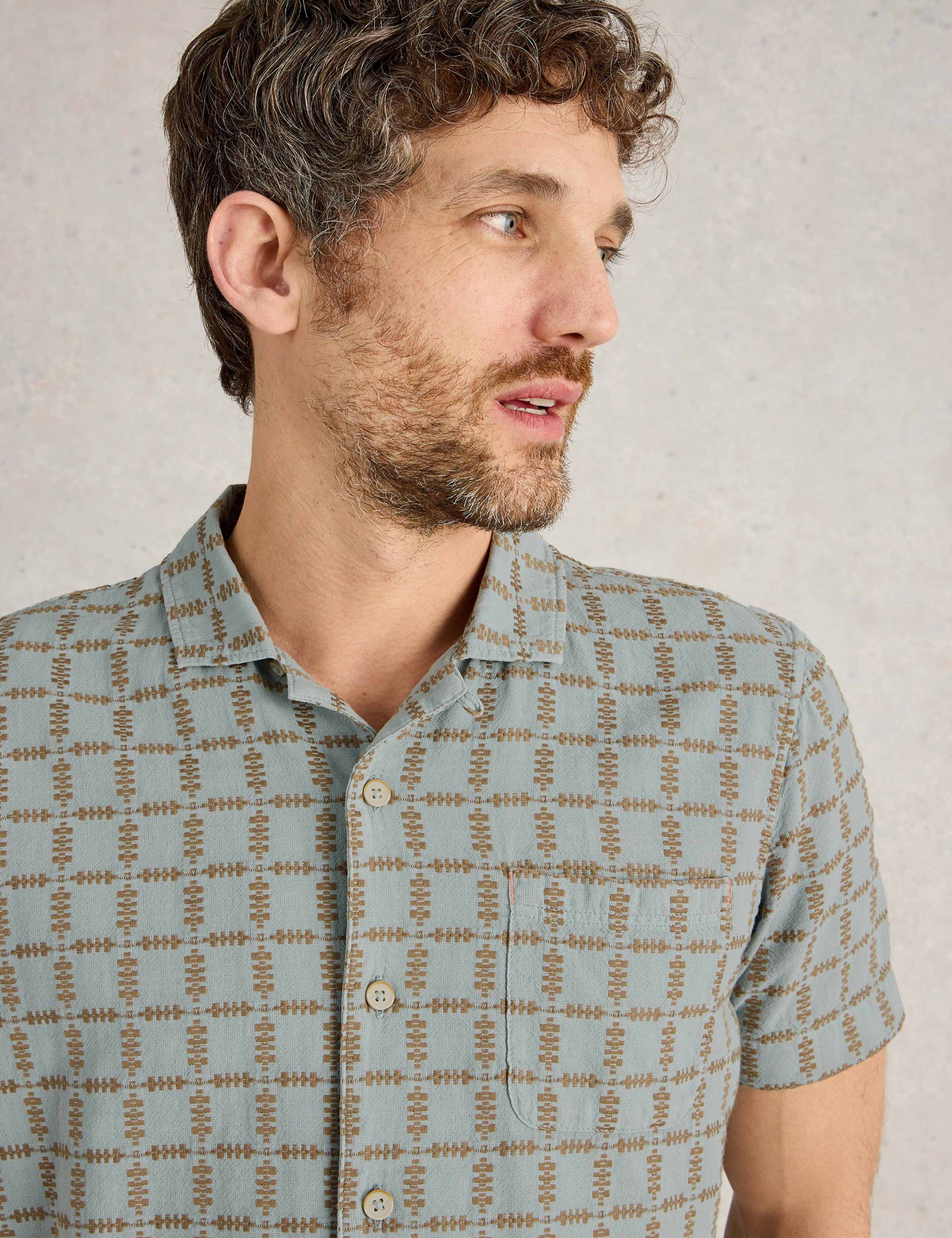 Regular Fit Flannel Check Short Sleeve Shirt 5 of 5