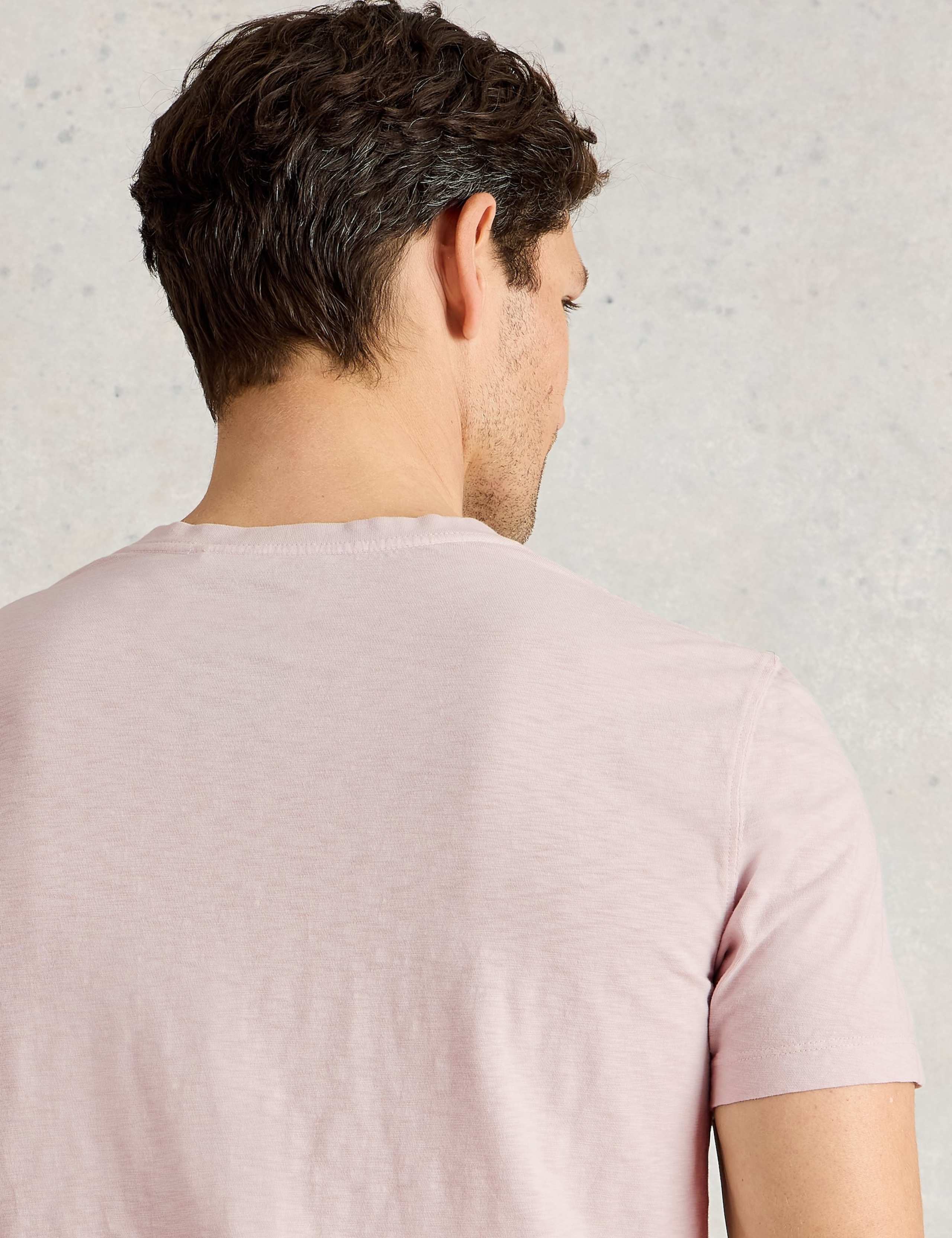 Pure Cotton Crew Neck T-Shirt 5 of 7
