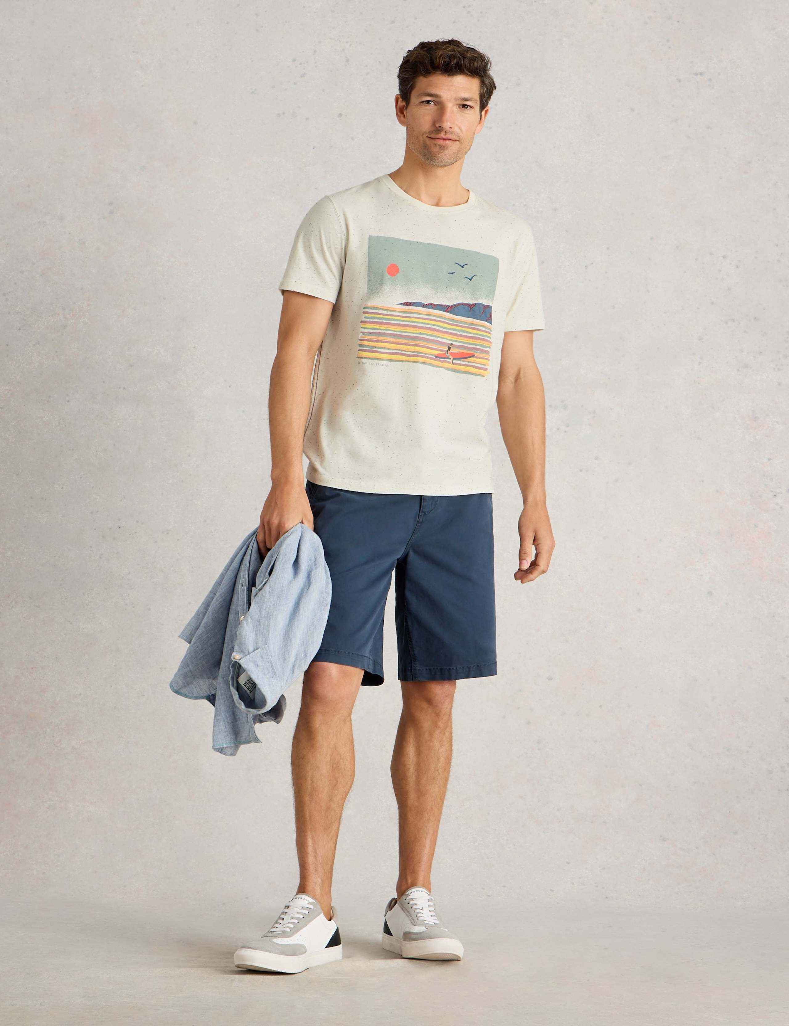 Cotton Rich Surfer Graphic Crew Neck T-Shirt 3 of 6