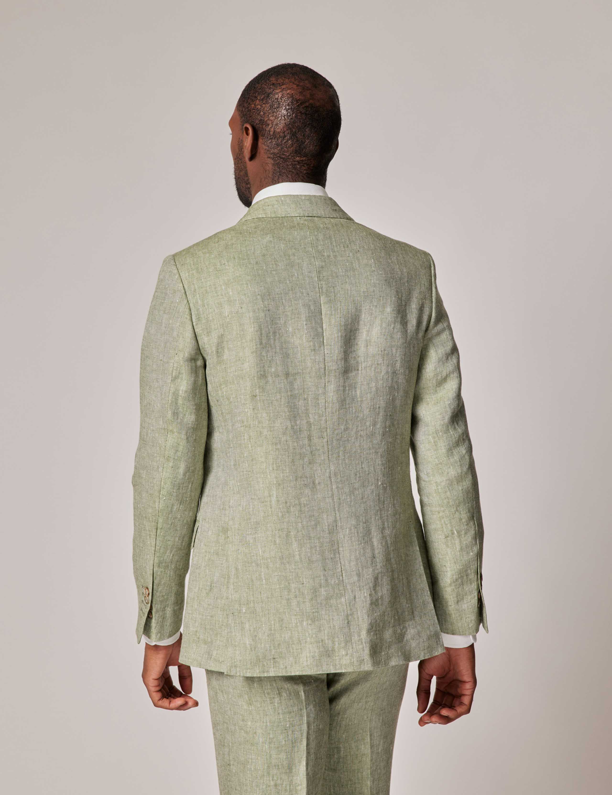 Tailored Fit Pure Linen Suit Jacket | Hawes & Curtis | M&S