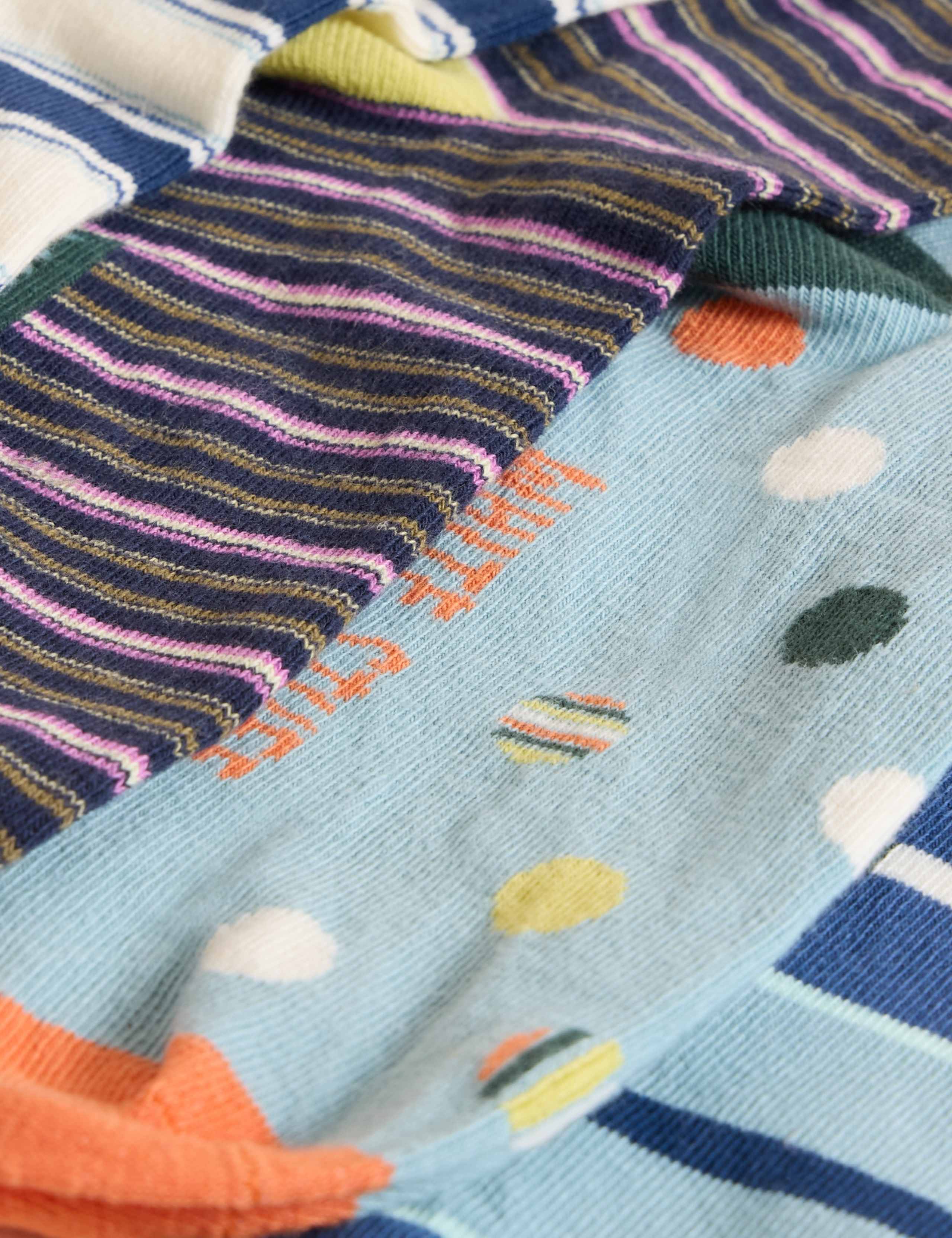4pk Patterned Cotton Rich Socks 3 of 4
