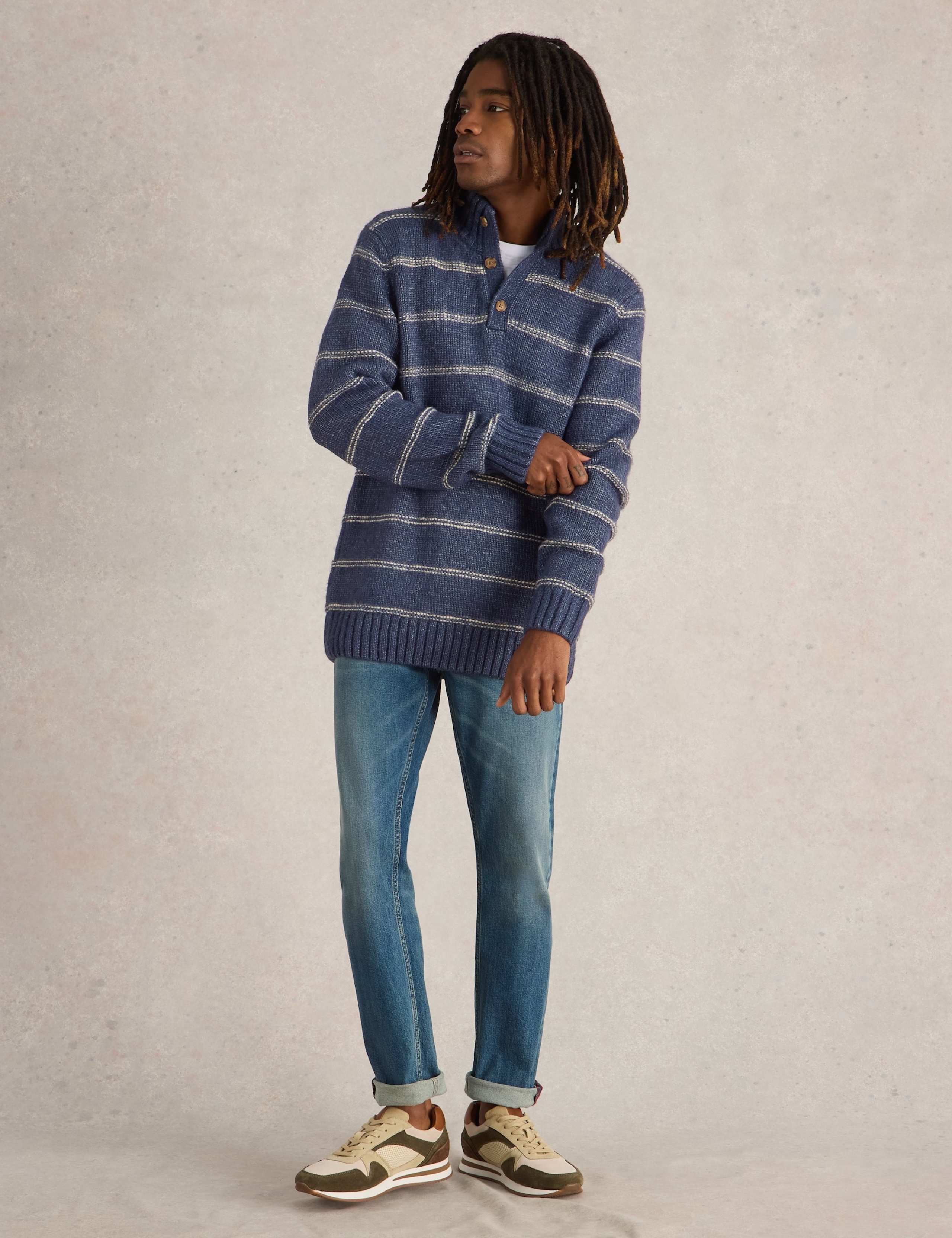 Striped Funnel Neck Jumper 3 of 6