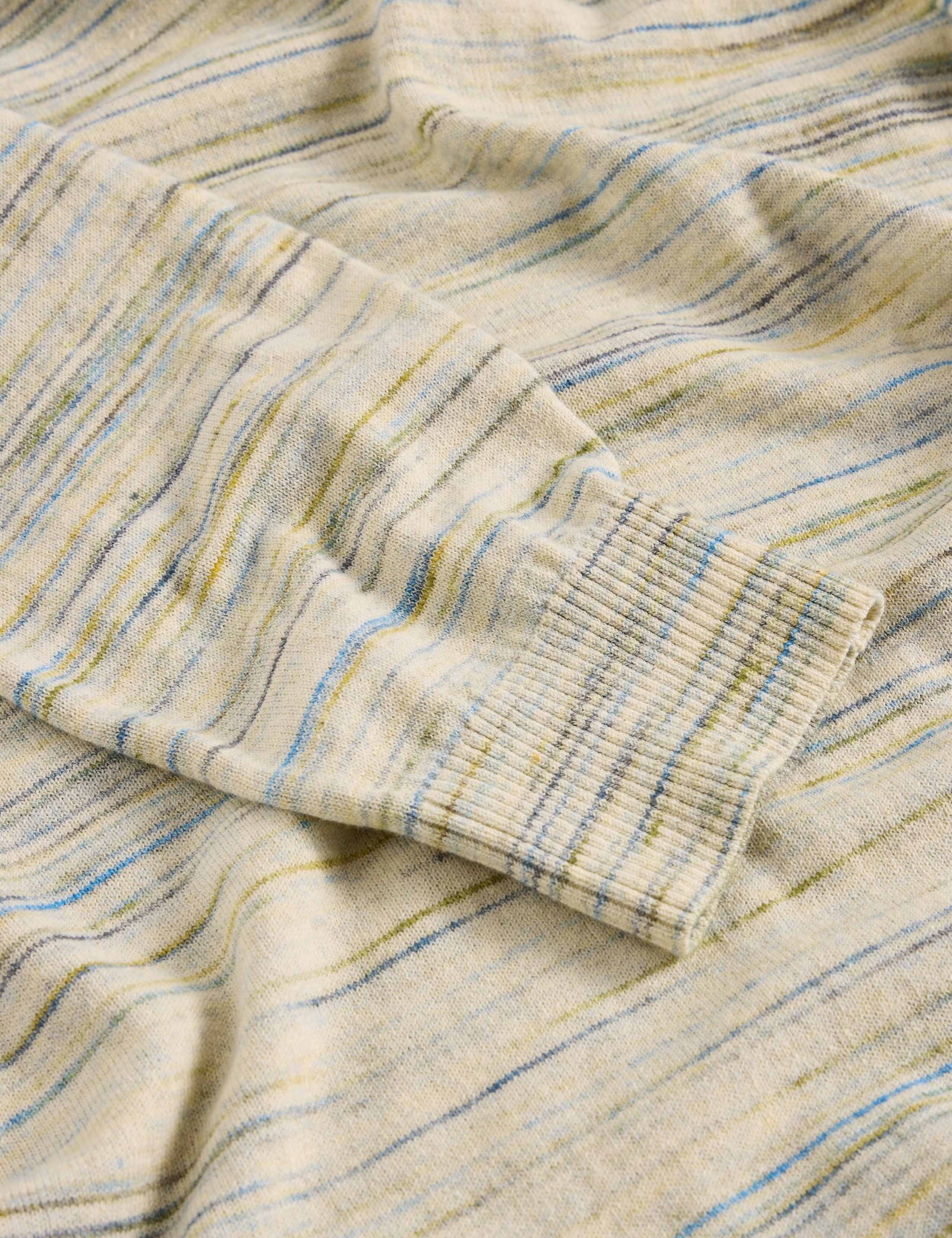 Pure Cotton Spacedye Crew Neck Jumper 6 of 6