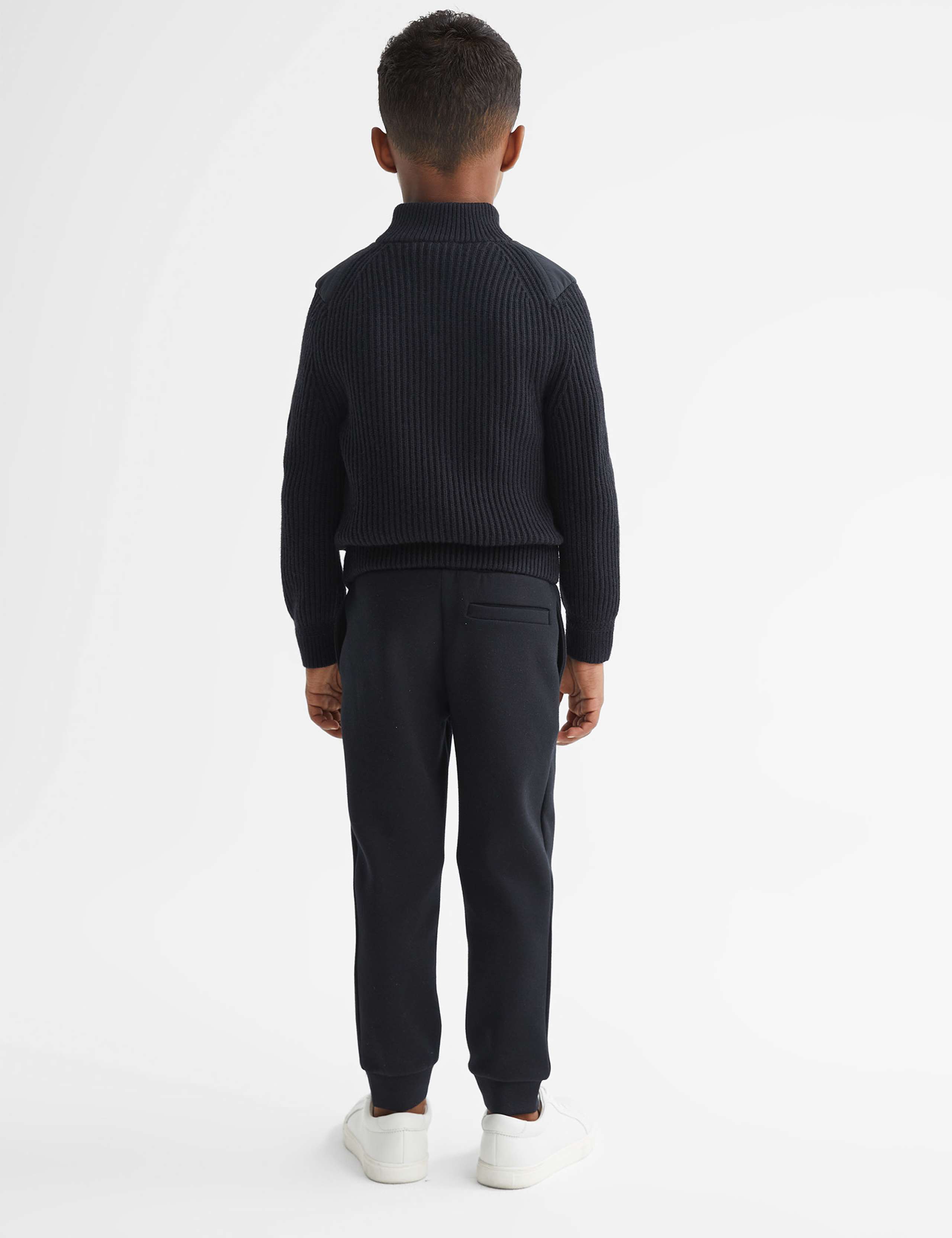 Cotton Rich Knitted Quilted Jacket (3-14 Yrs) 4 of 6