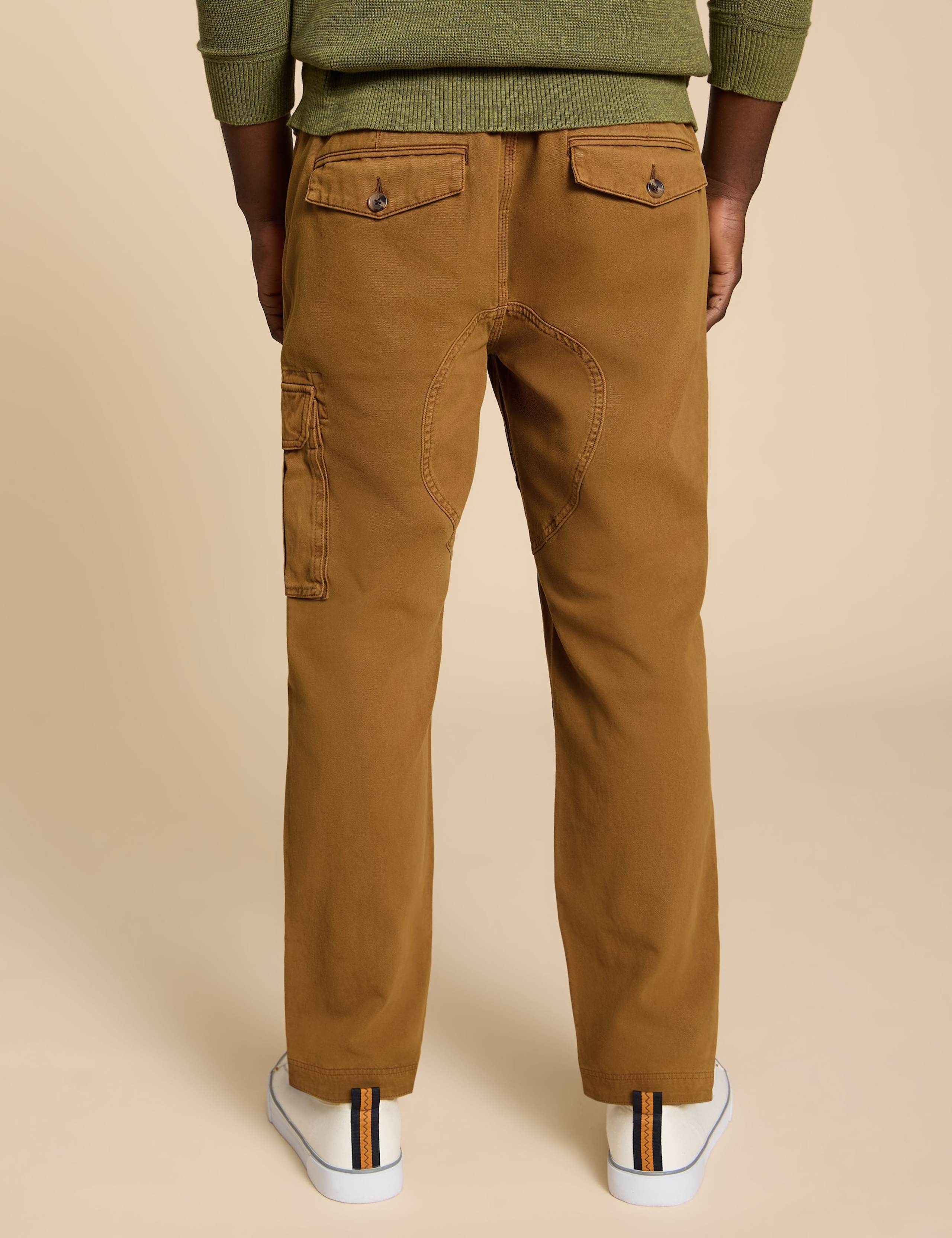 Regular Fit Pure Cotton Cargo Trousers 4 of 6