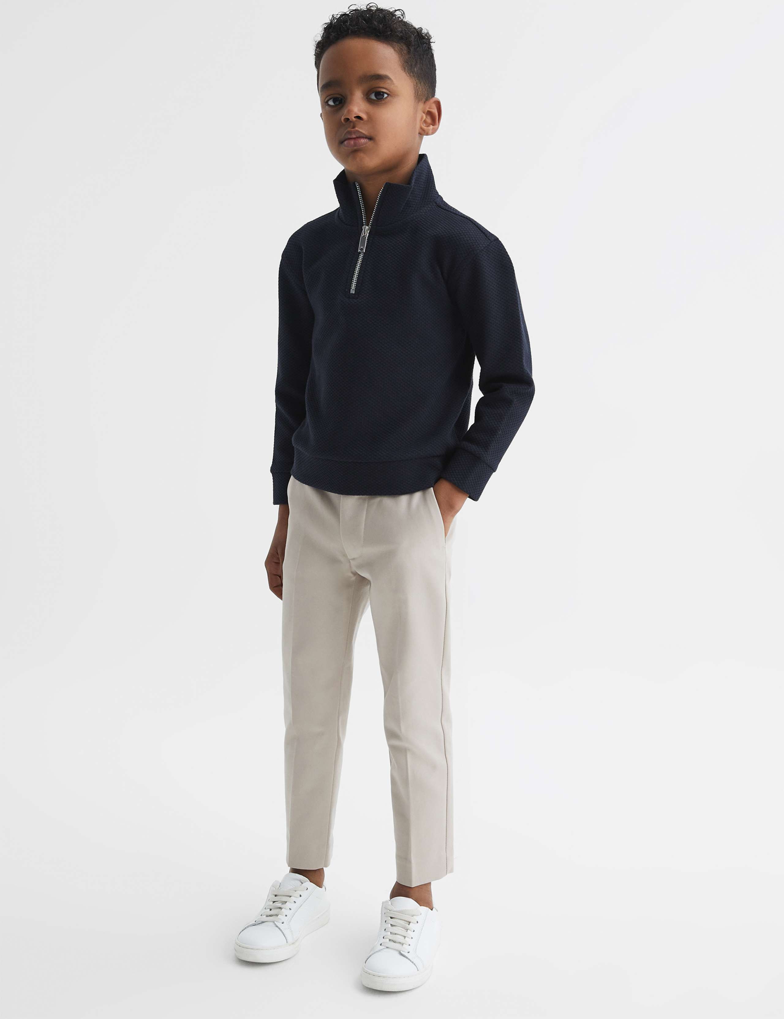 Slim Cotton Rich Chinos (3-14 Yrs) 1 of 7