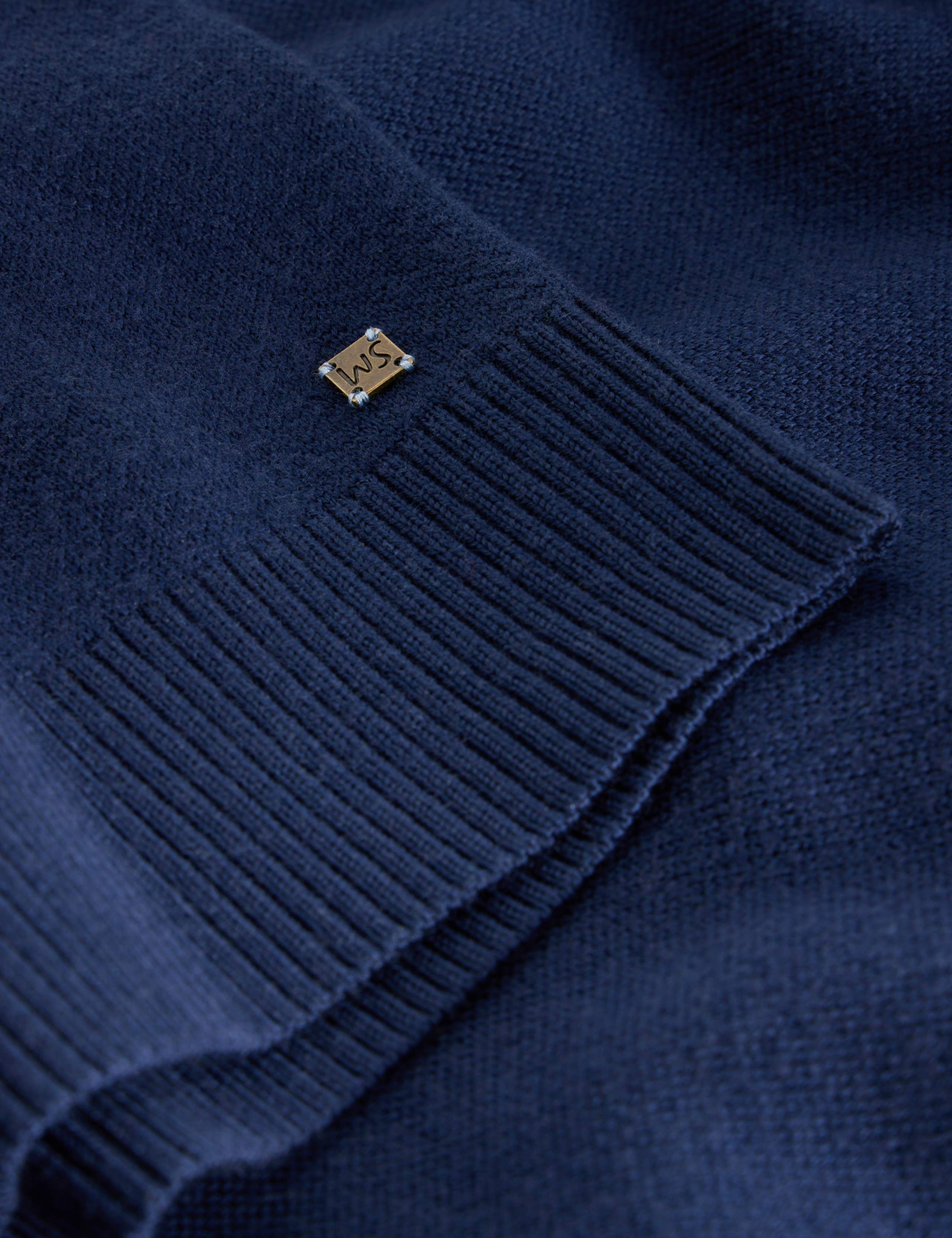 Pure Merino Wool Funnel Neck Half Zip Jumper 6 of 6