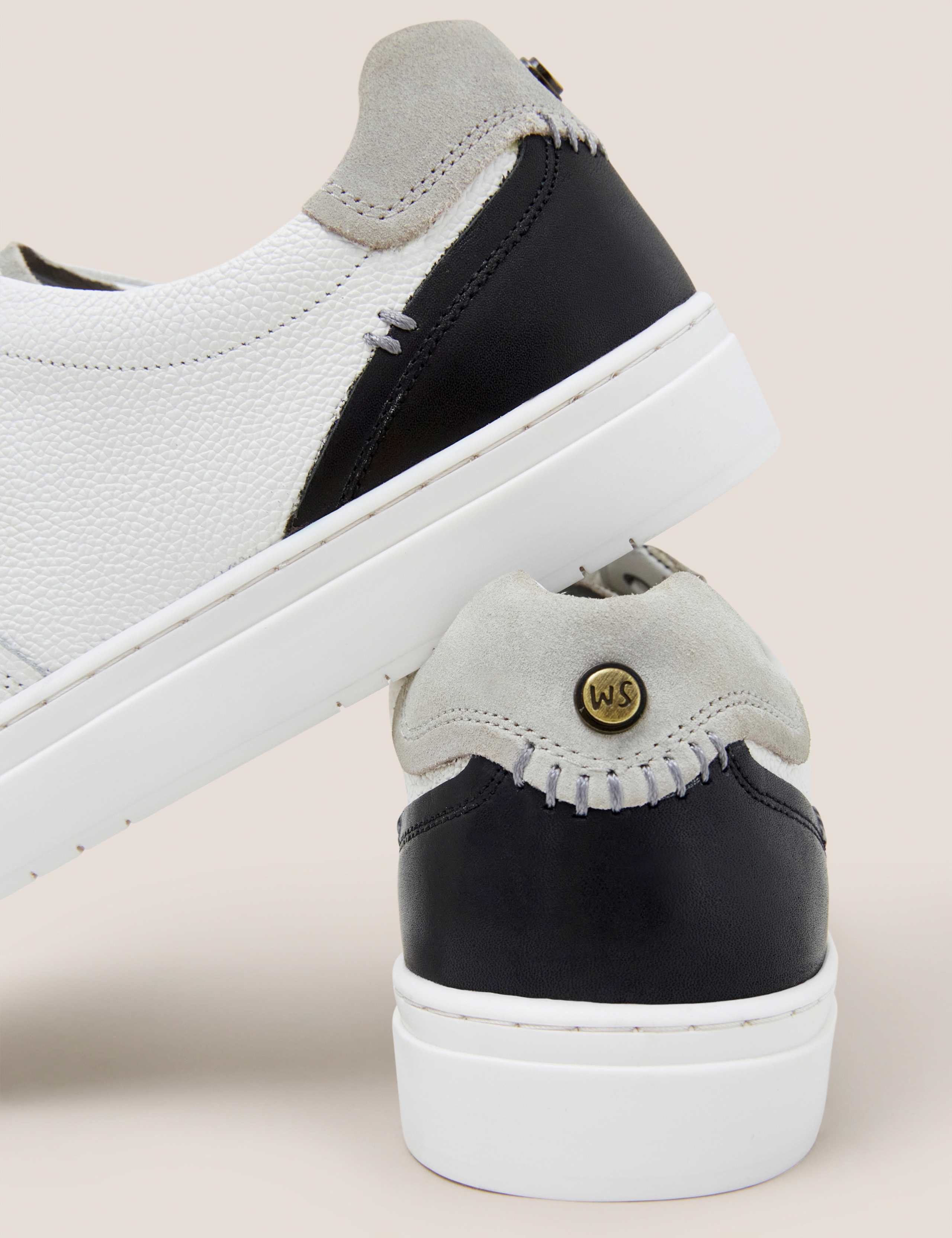 Leather Lace Up Trainers 3 of 5