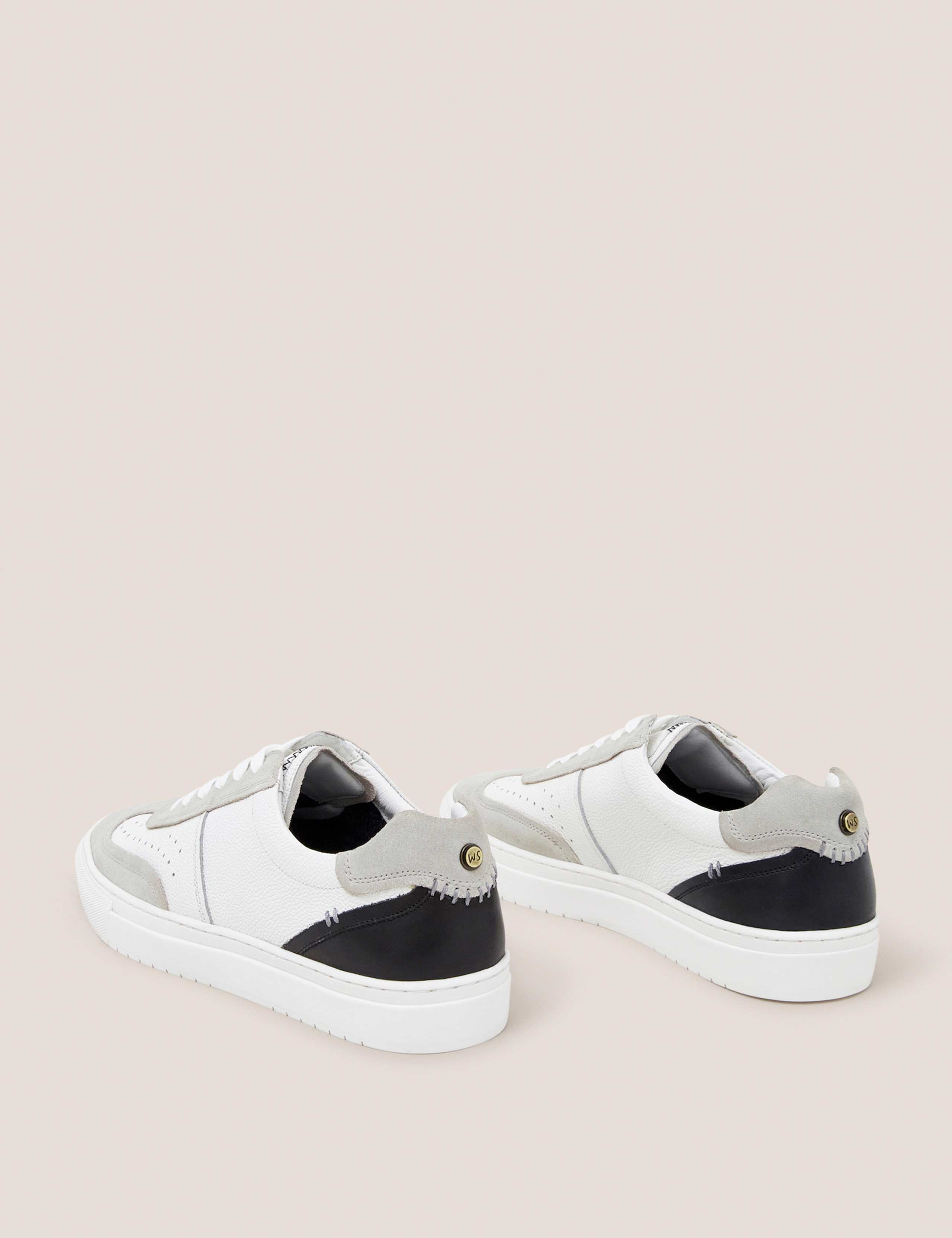 Leather Lace Up Trainers 4 of 5