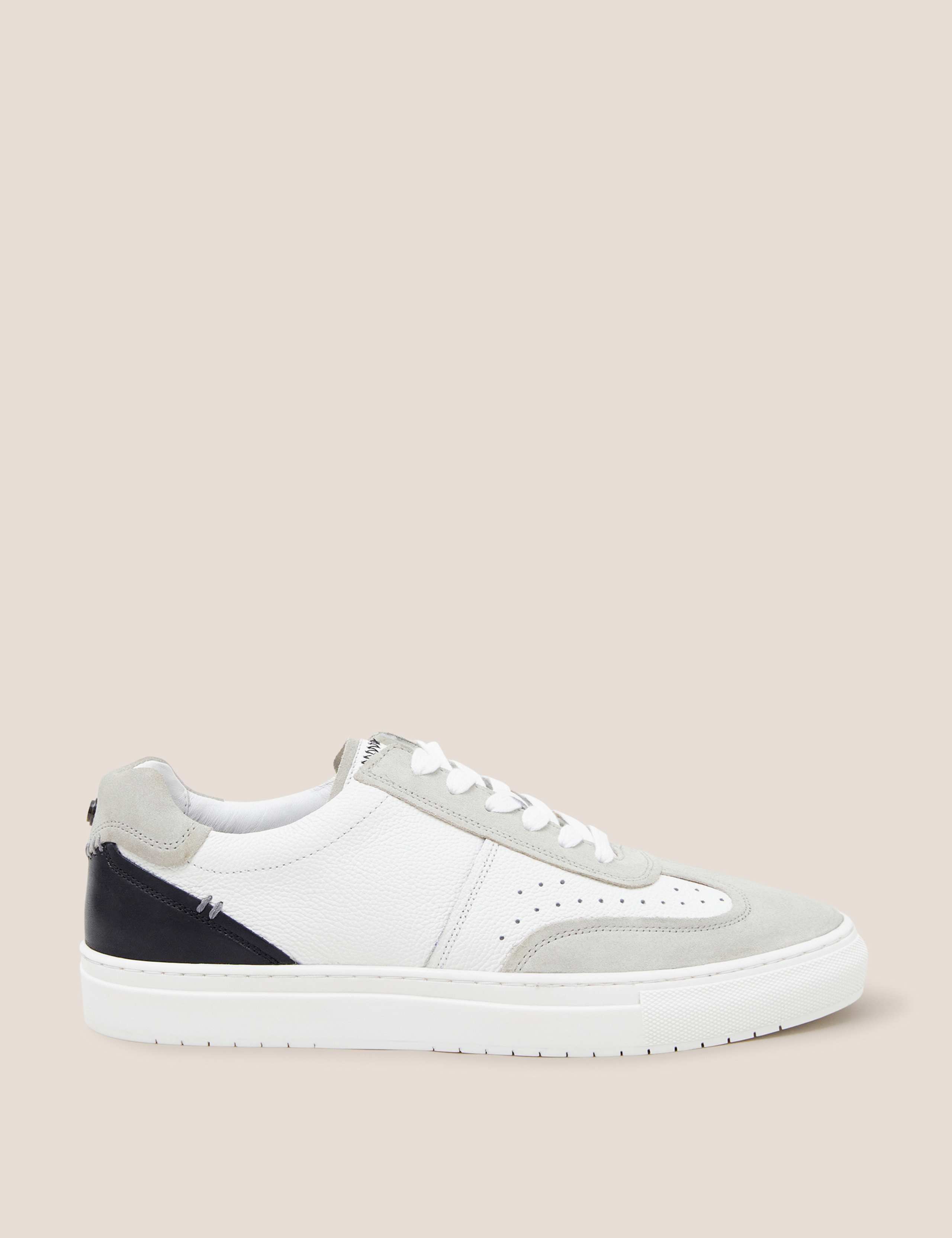 Leather Lace Up Trainers 2 of 5