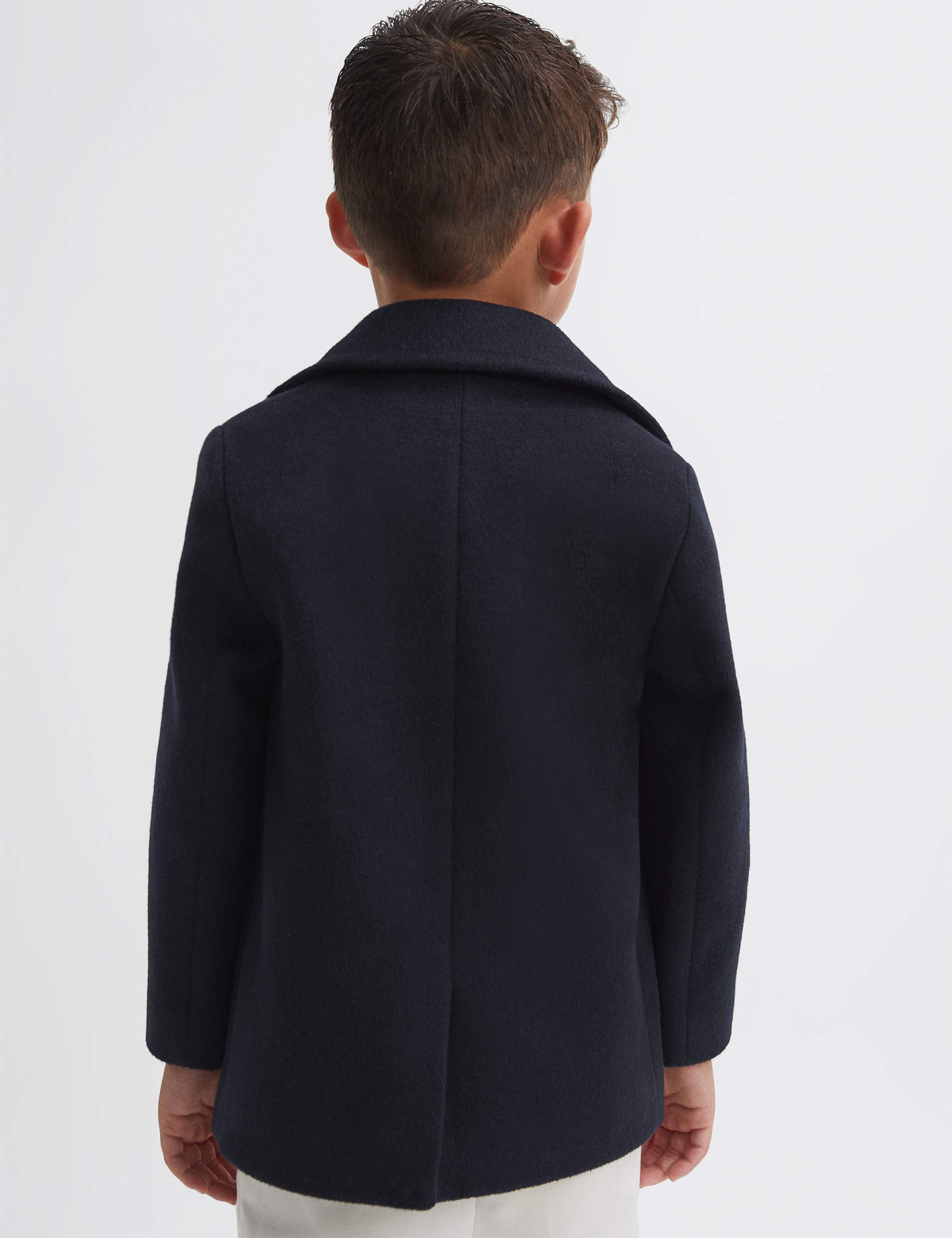 Wool Blend Double Breasted Jacket (4-14 Yrs) 4 of 5