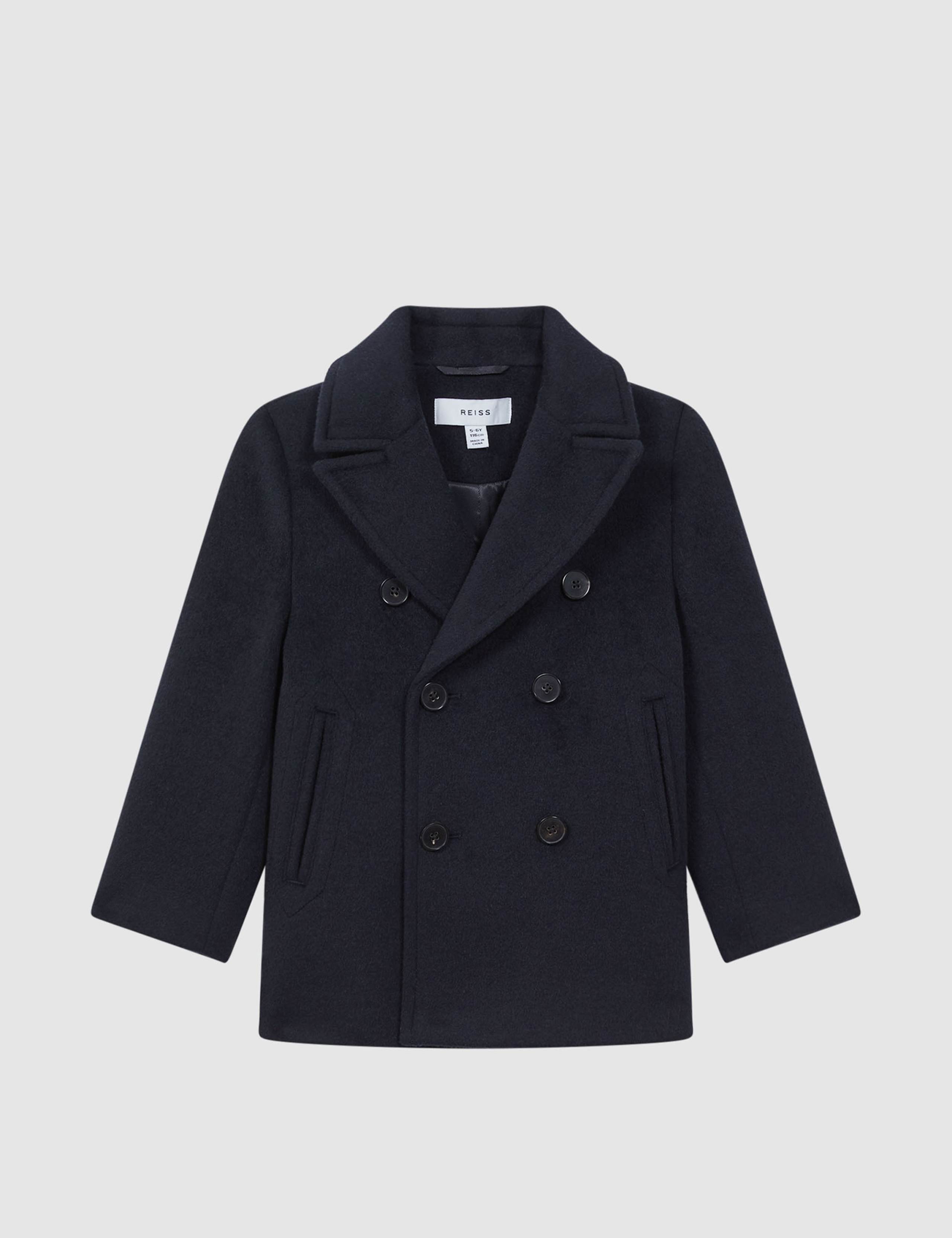 Wool Blend Double Breasted Jacket (4-14 Yrs) 2 of 5