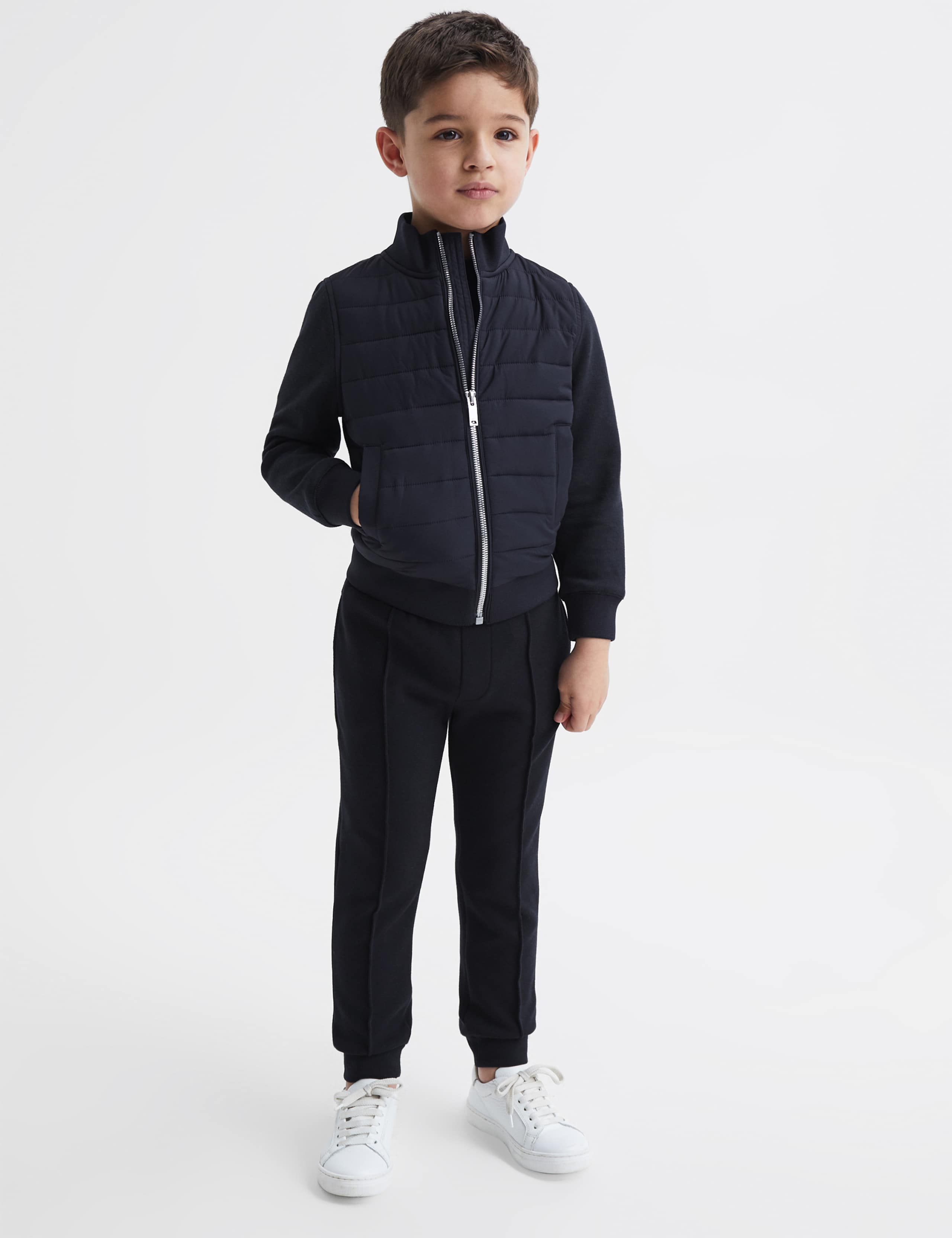 Cotton Blend Quilted Jacket (3-14 Yrs) 3 of 5