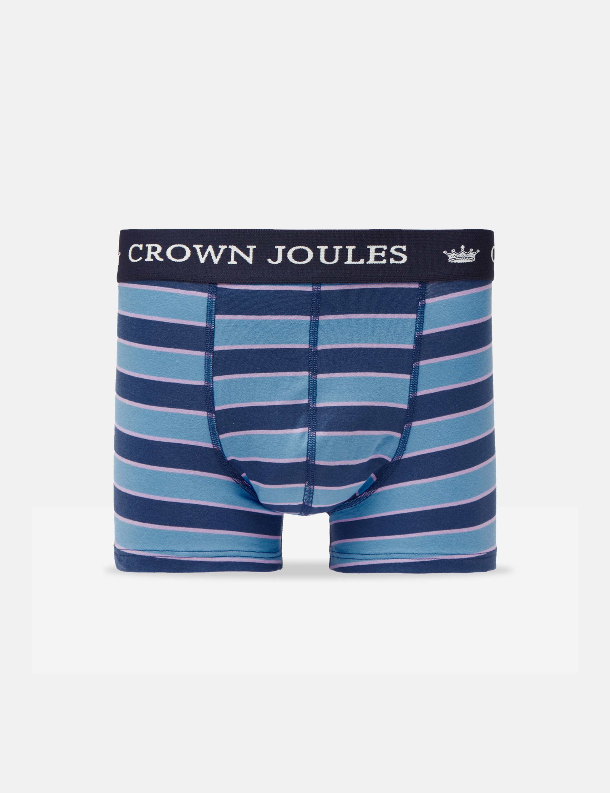 2 Pack Cotton Rich Crown Joules Slogan Boxers 3 of 4