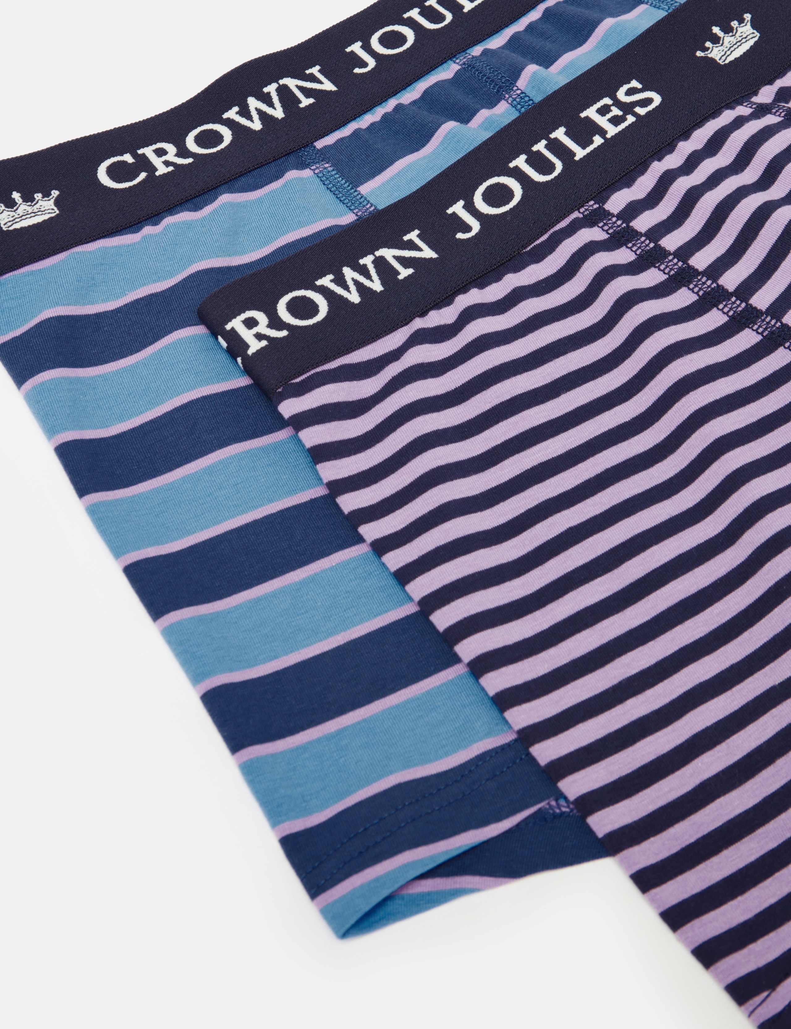 2 Pack Cotton Rich Crown Joules Slogan Boxers 4 of 4