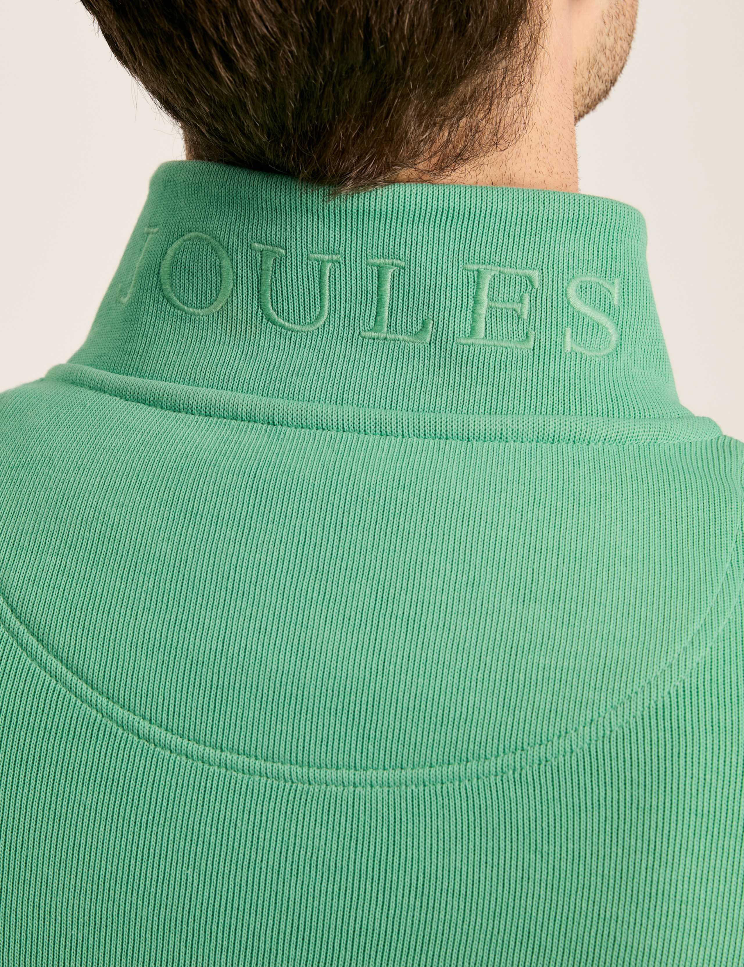 Pure Cotton Funnel Neck Half Zip Jumper 2 of 6