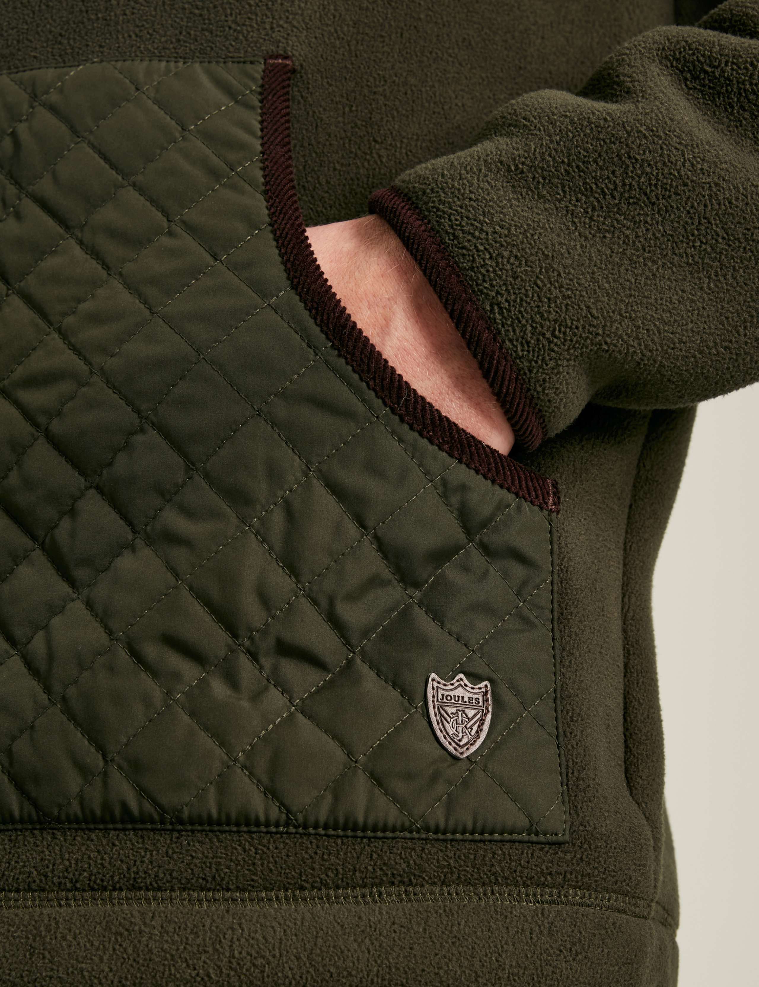 Fleece Funnel Neck Zip Up Jacket 6 of 6