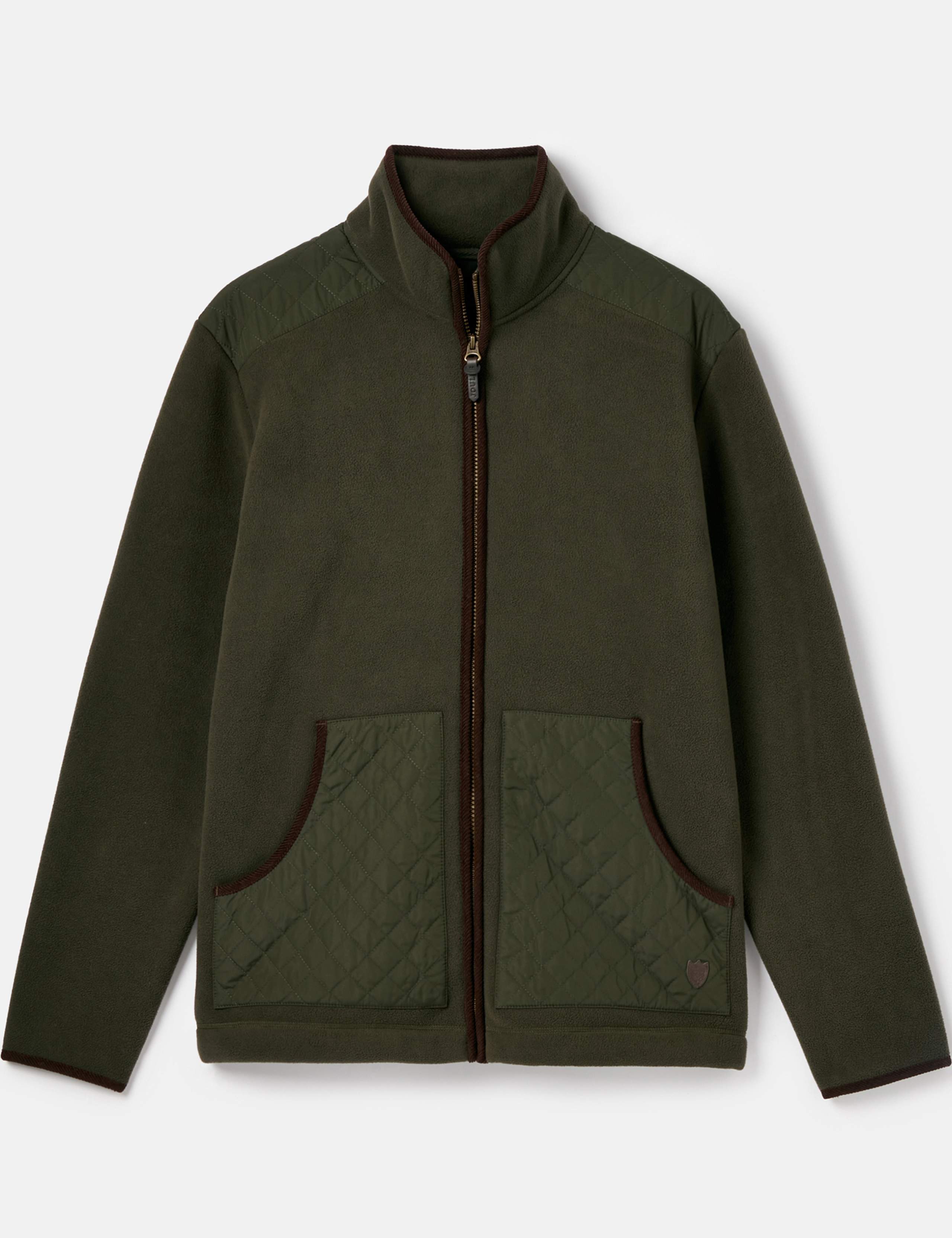 Fleece Funnel Neck Zip Up Jacket 2 of 6