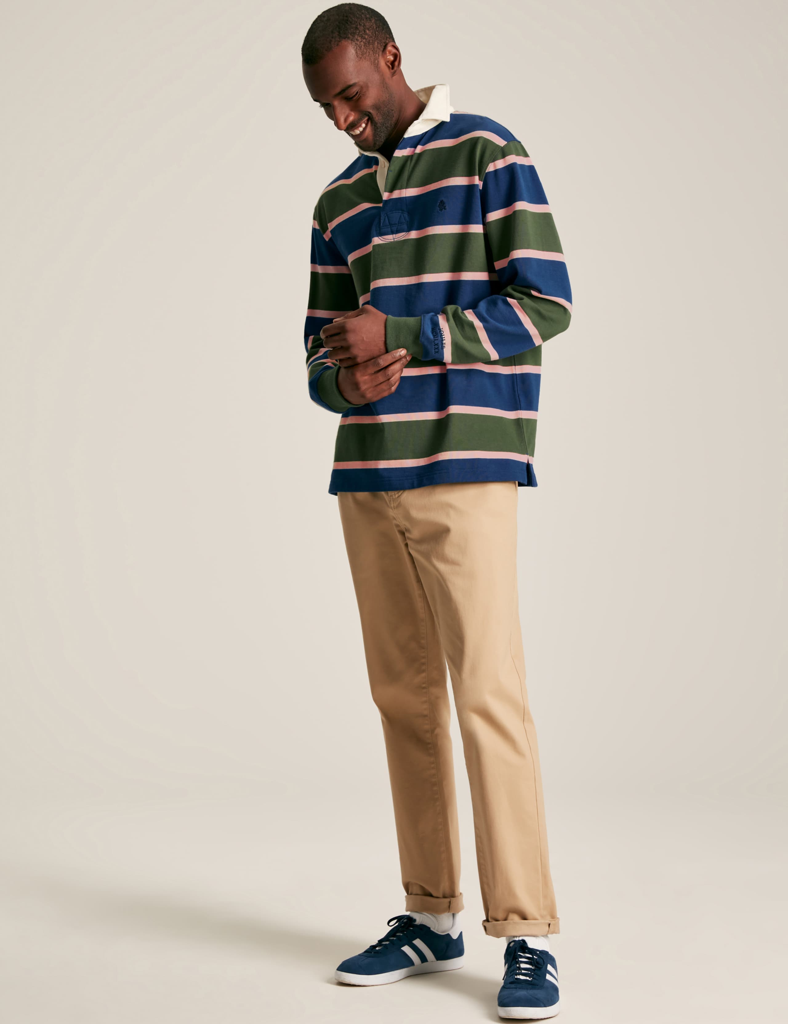 Pure Cotton Striped Long Sleeve Rugby Shirt 3 of 6