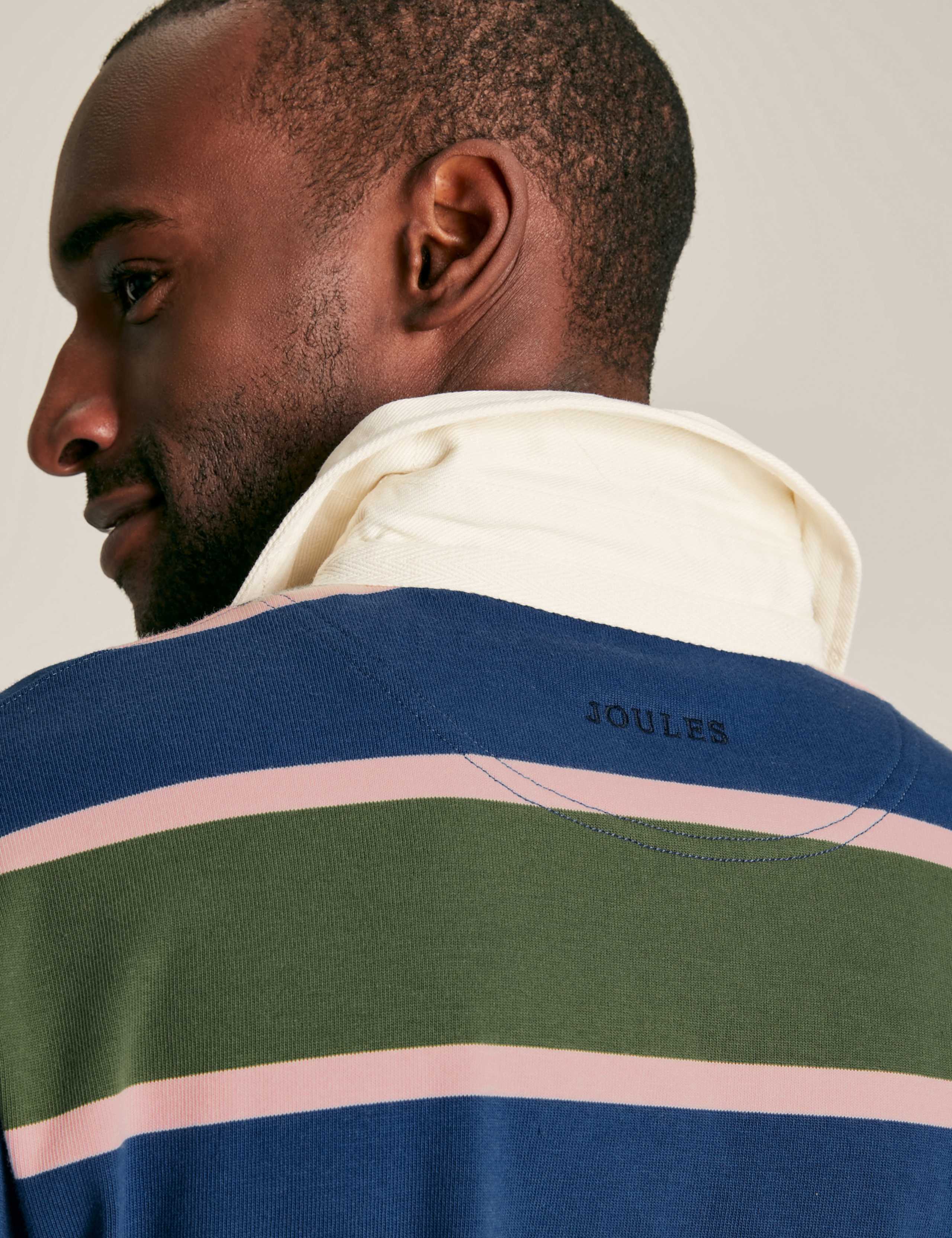 Pure Cotton Striped Long Sleeve Rugby Shirt 5 of 6