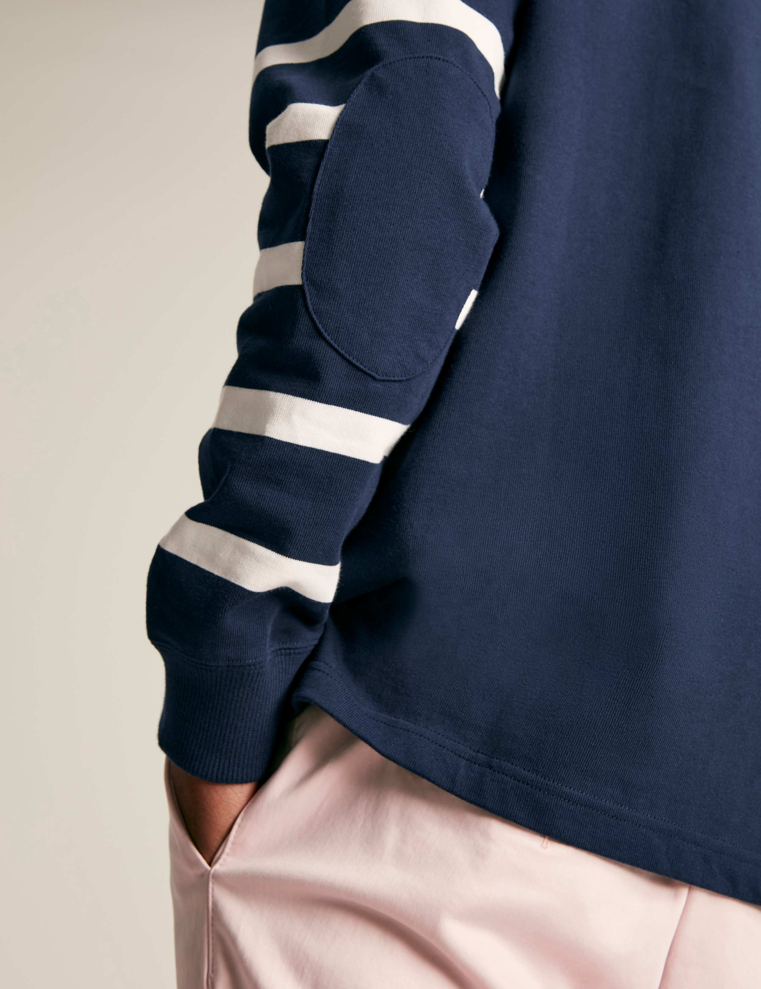 Pure Cotton Striped Long Sleeve Rugby Shirt 6 of 7