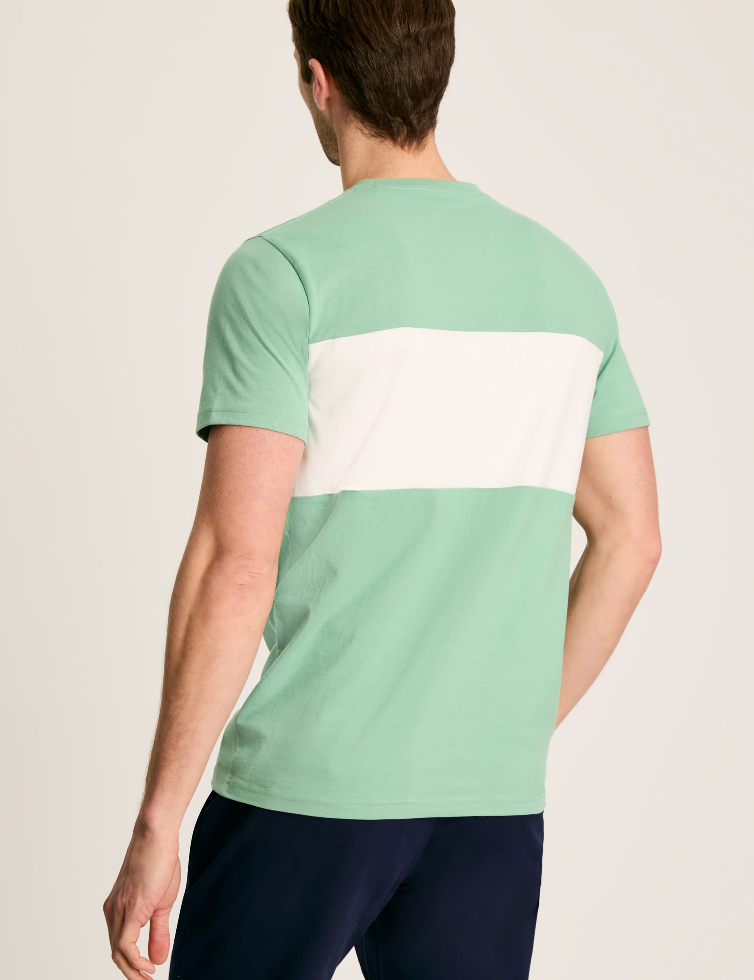 Pure Cotton Colour Block T-Shirt 3 of 5