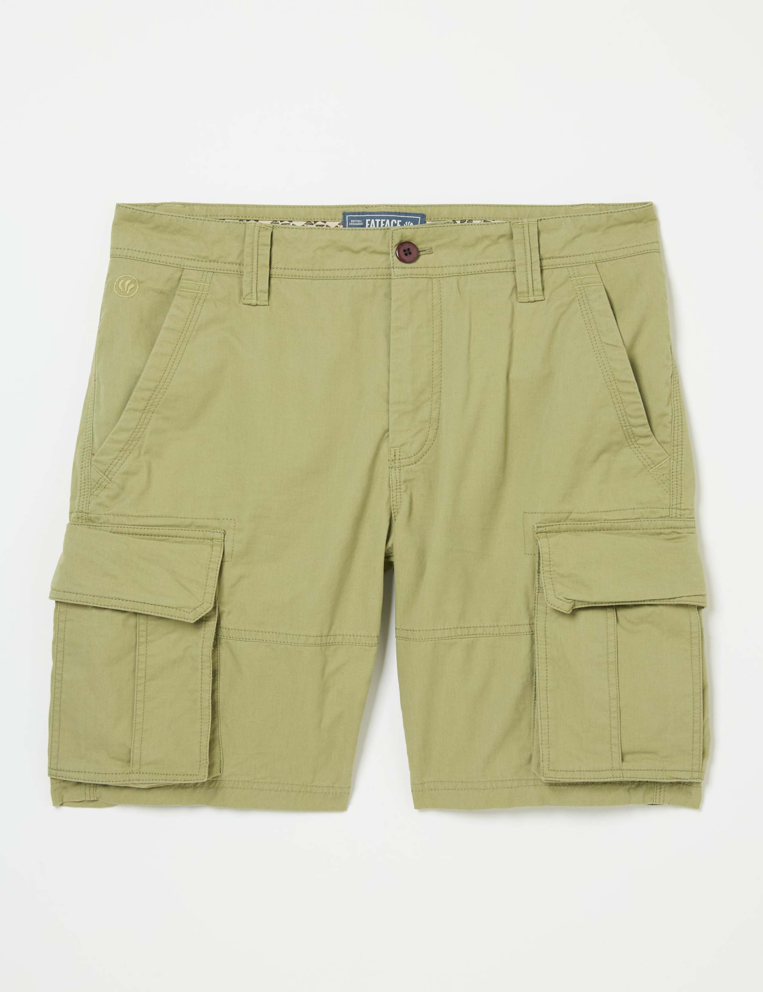 Regular Fit Pure Cotton Cargo Shorts 2 of 5