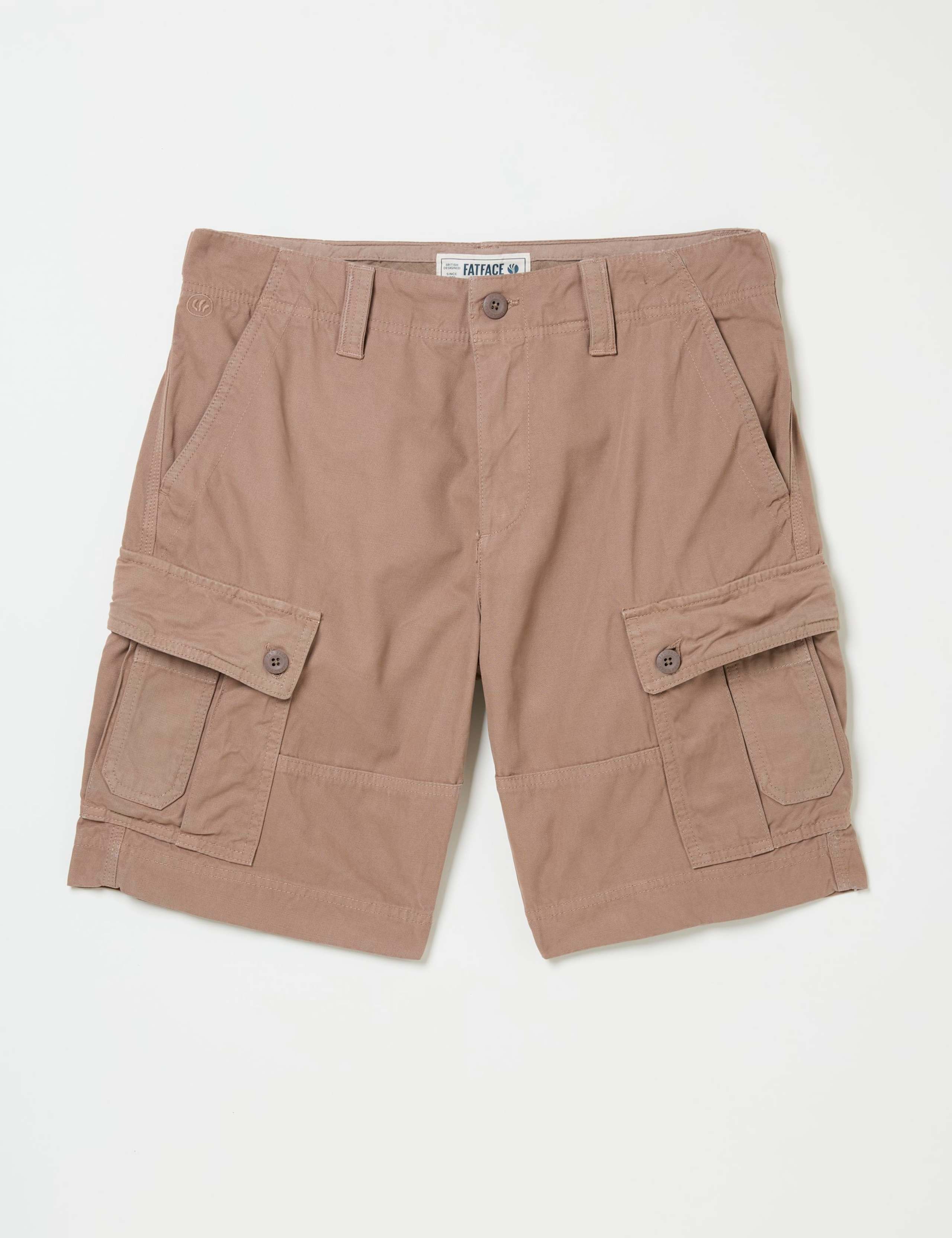Regular Fit Pure Cotton Cargo Shorts 2 of 5
