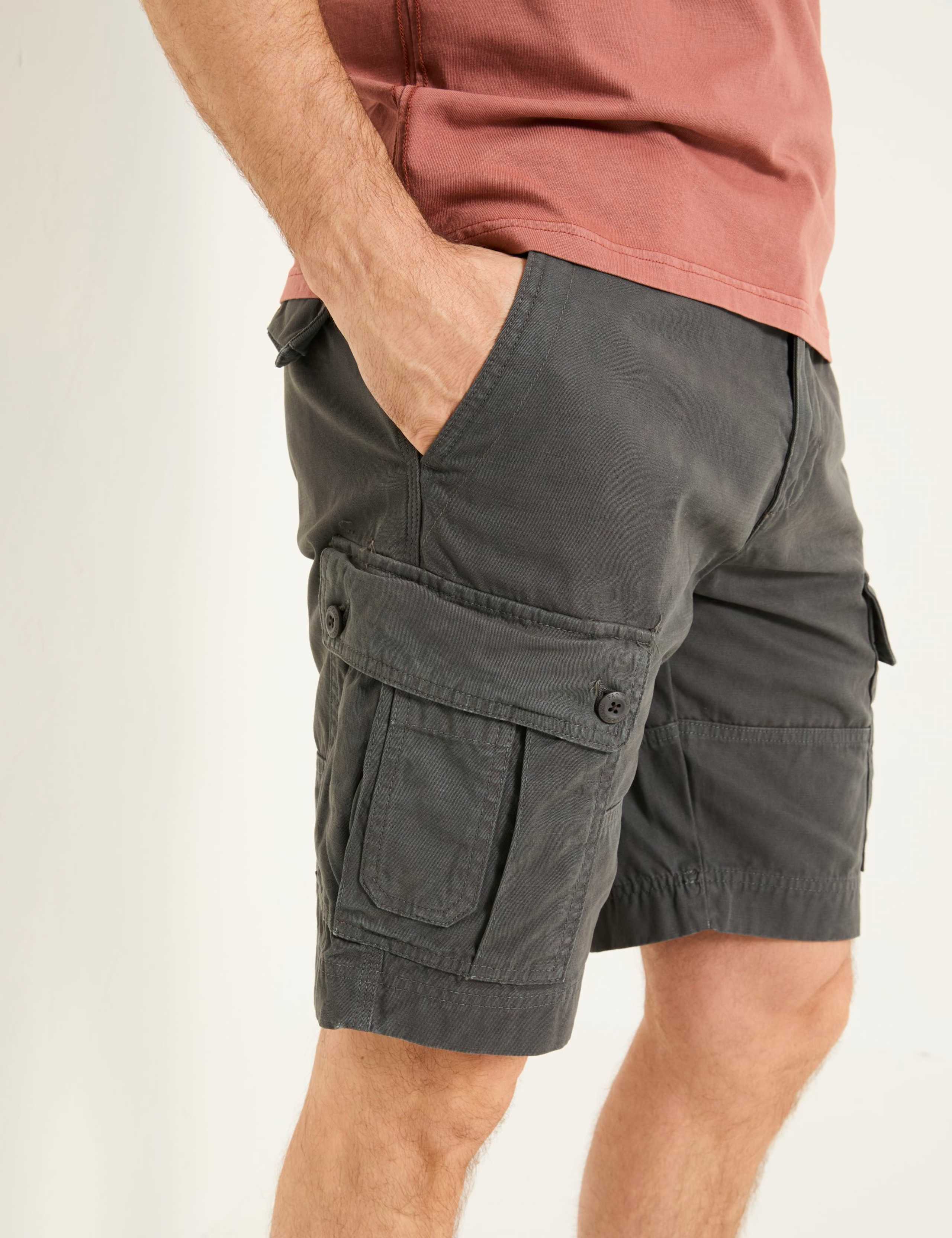 Regular Fit Pure Cotton Cargo Shorts 4 of 4