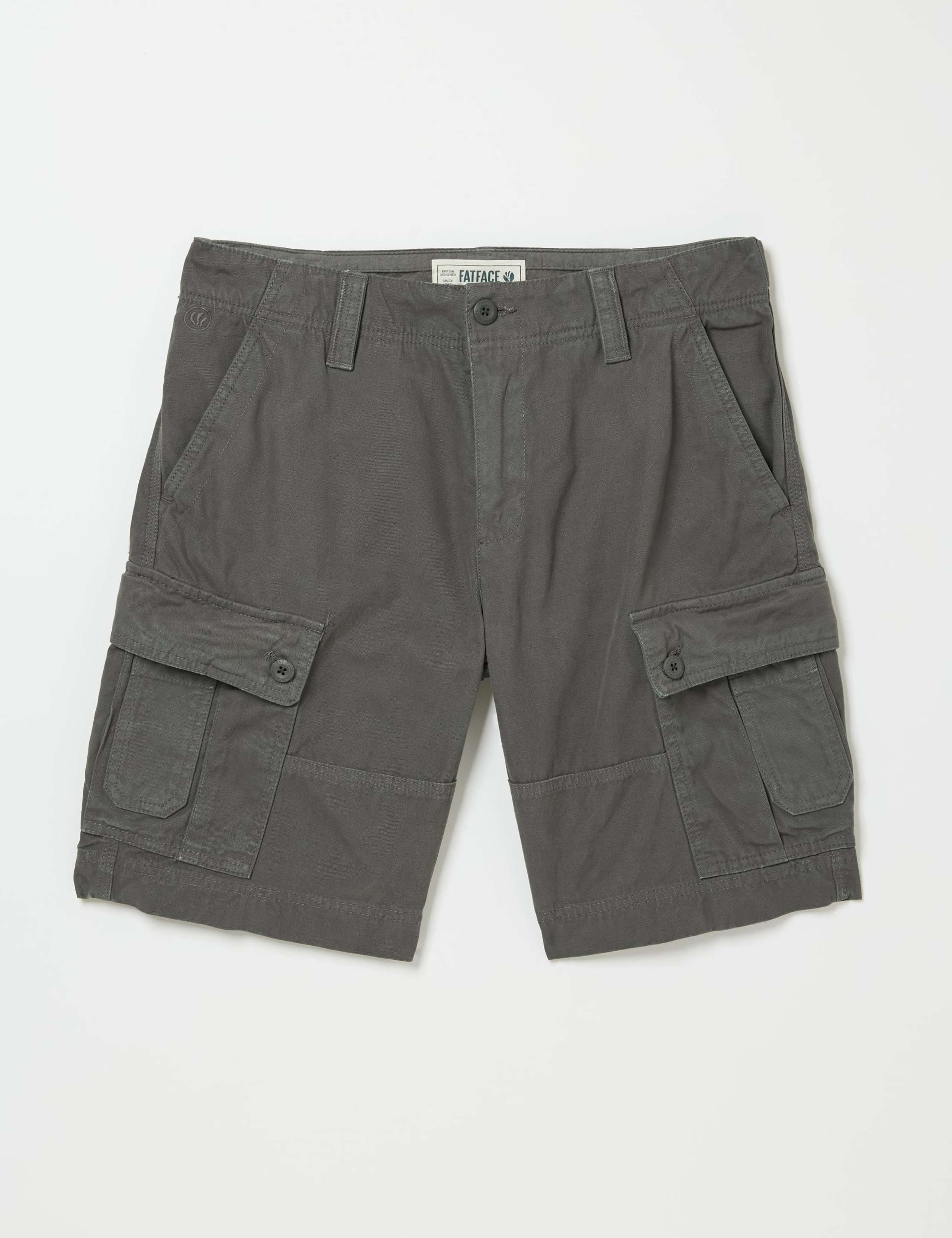 Regular Fit Pure Cotton Cargo Shorts 2 of 4