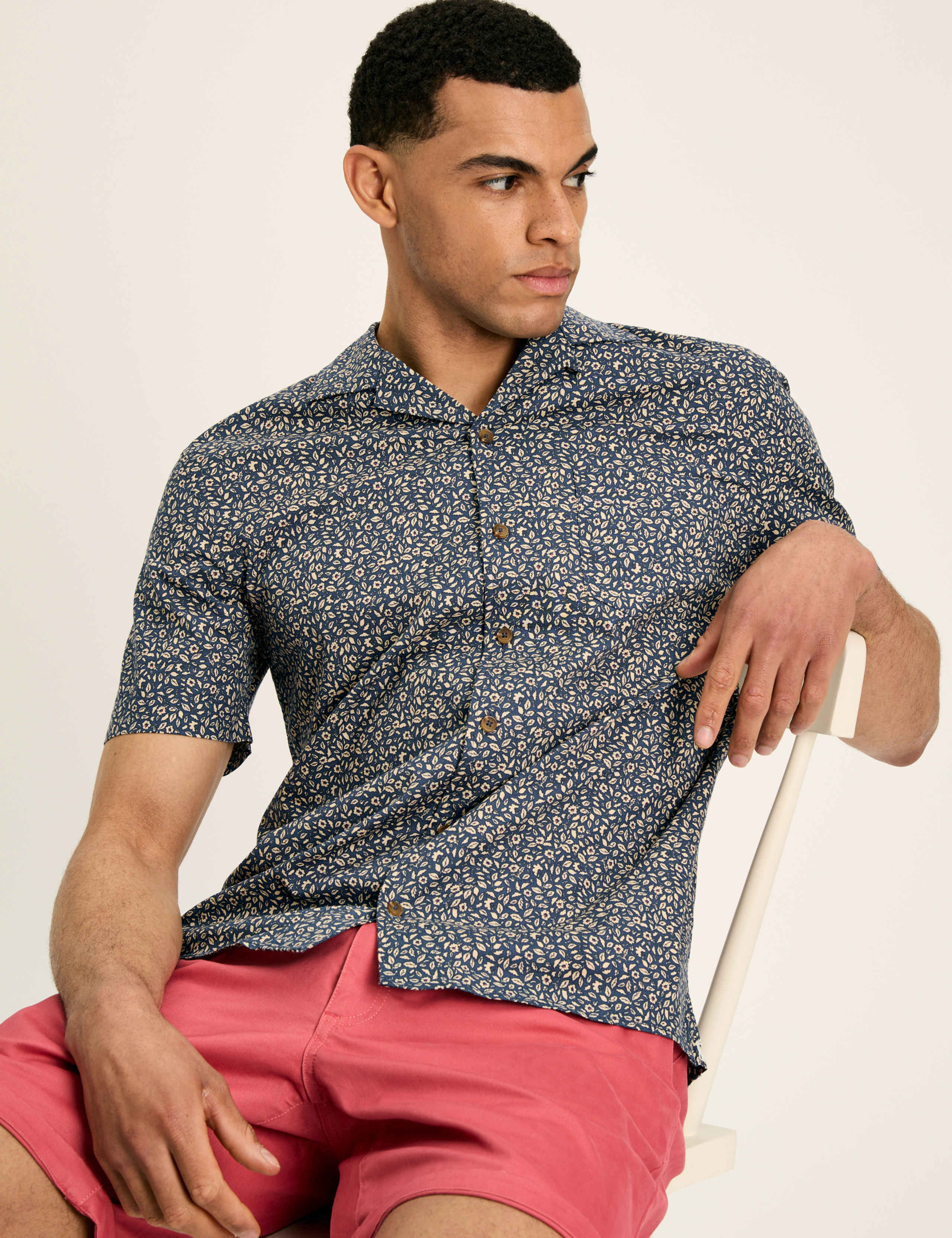 Pure Cotton Floral Shirt 6 of 6